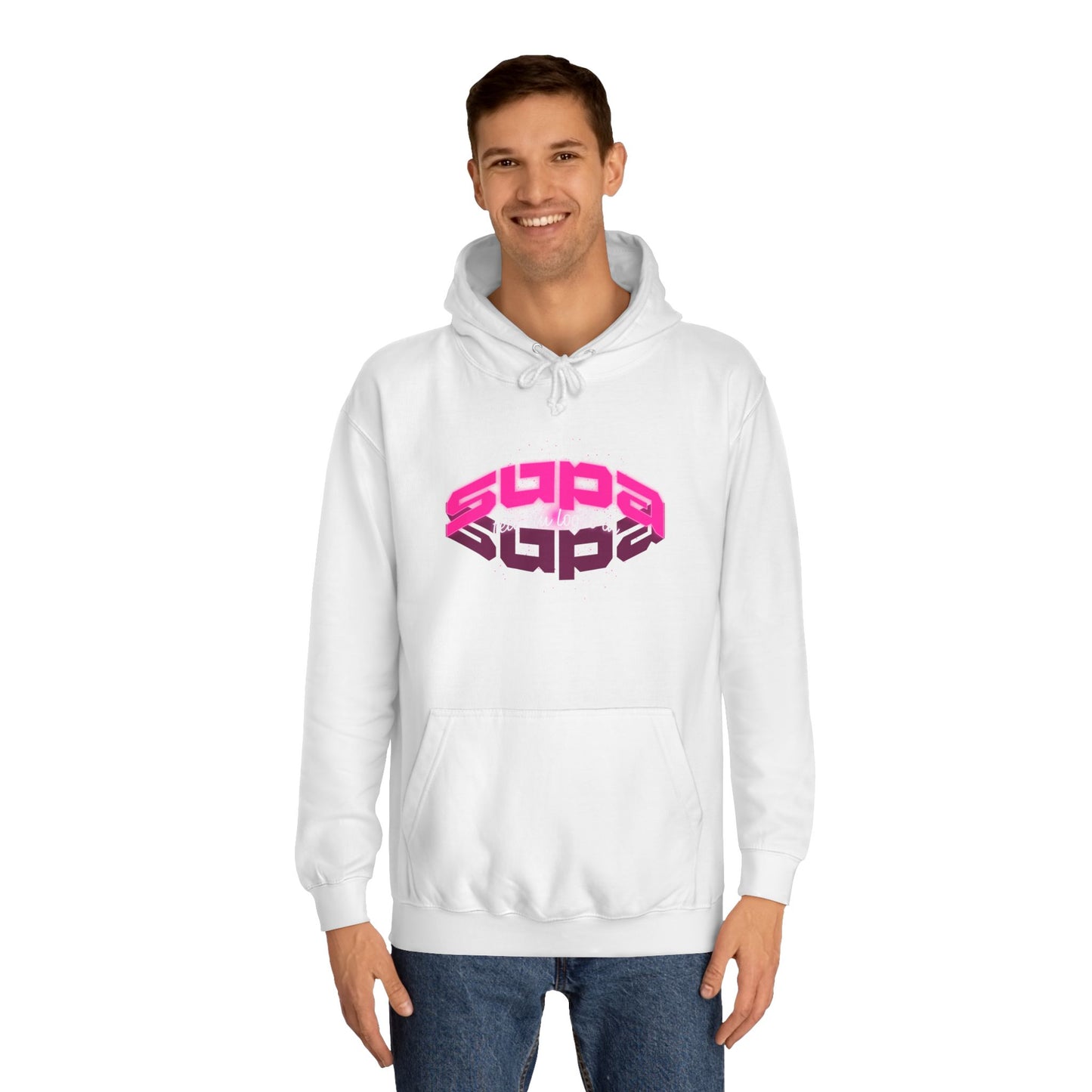 Stylish Trendy Hoodie with 'Supa' Design, Unisex Casual wear for Everyone, Perfect for Everyday Life, Gift, Bright hoodie