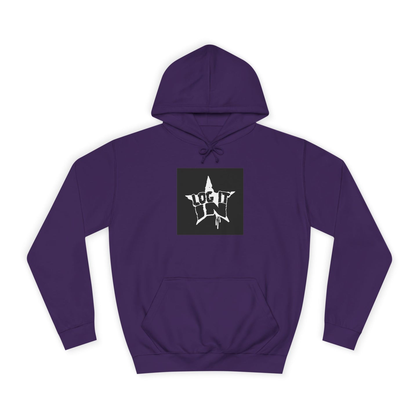 Unisex Log it in Hoodie, Trendy Hooded Sweatshirt, Spirit Wear, Casual Streetwear, Gift