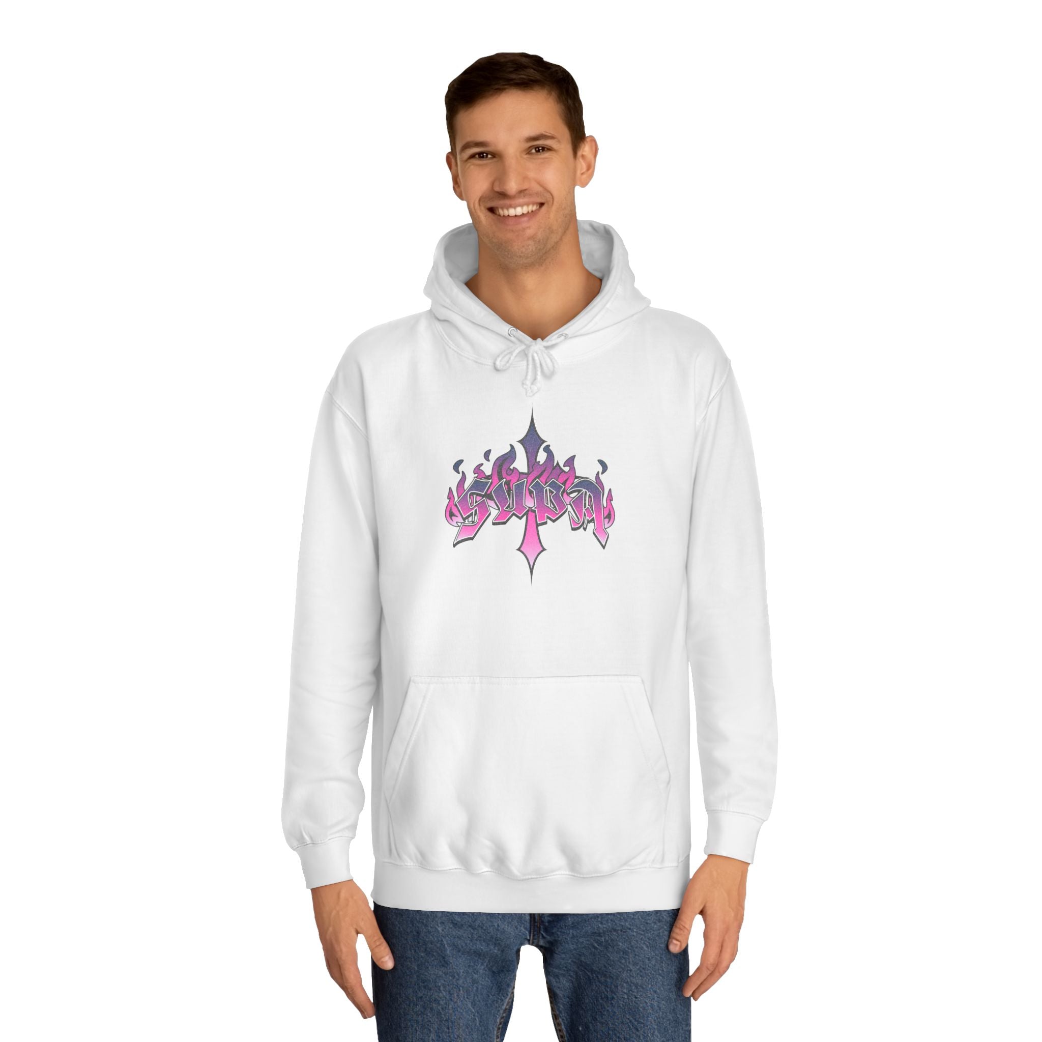 Trendy Unisex Supa Hoodie with Bold Graphic Design