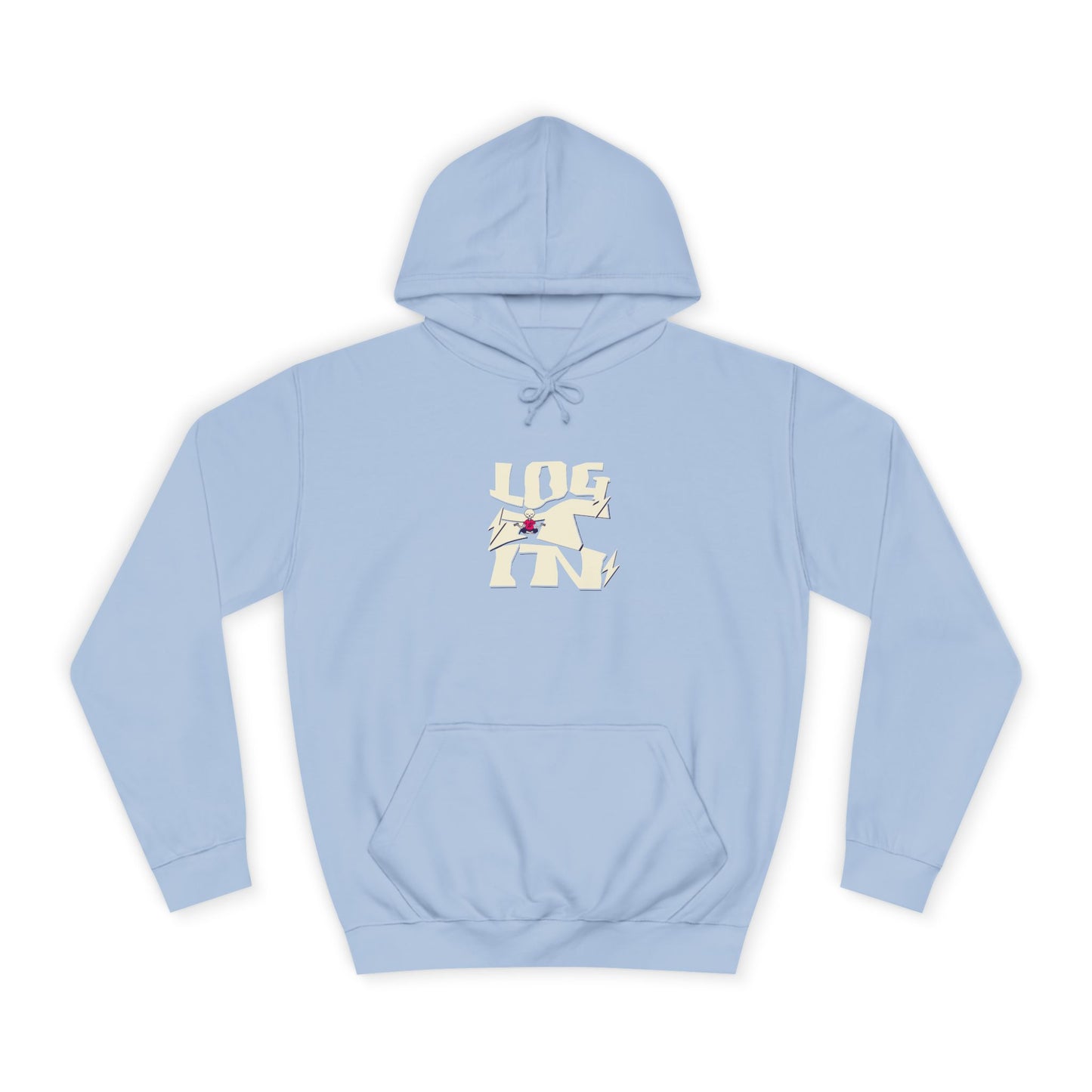 Cozy Unisex Log it in Hoodie - Floral Design, Ideal Gift, Casual Wear, Spring Wardrobe Essentials