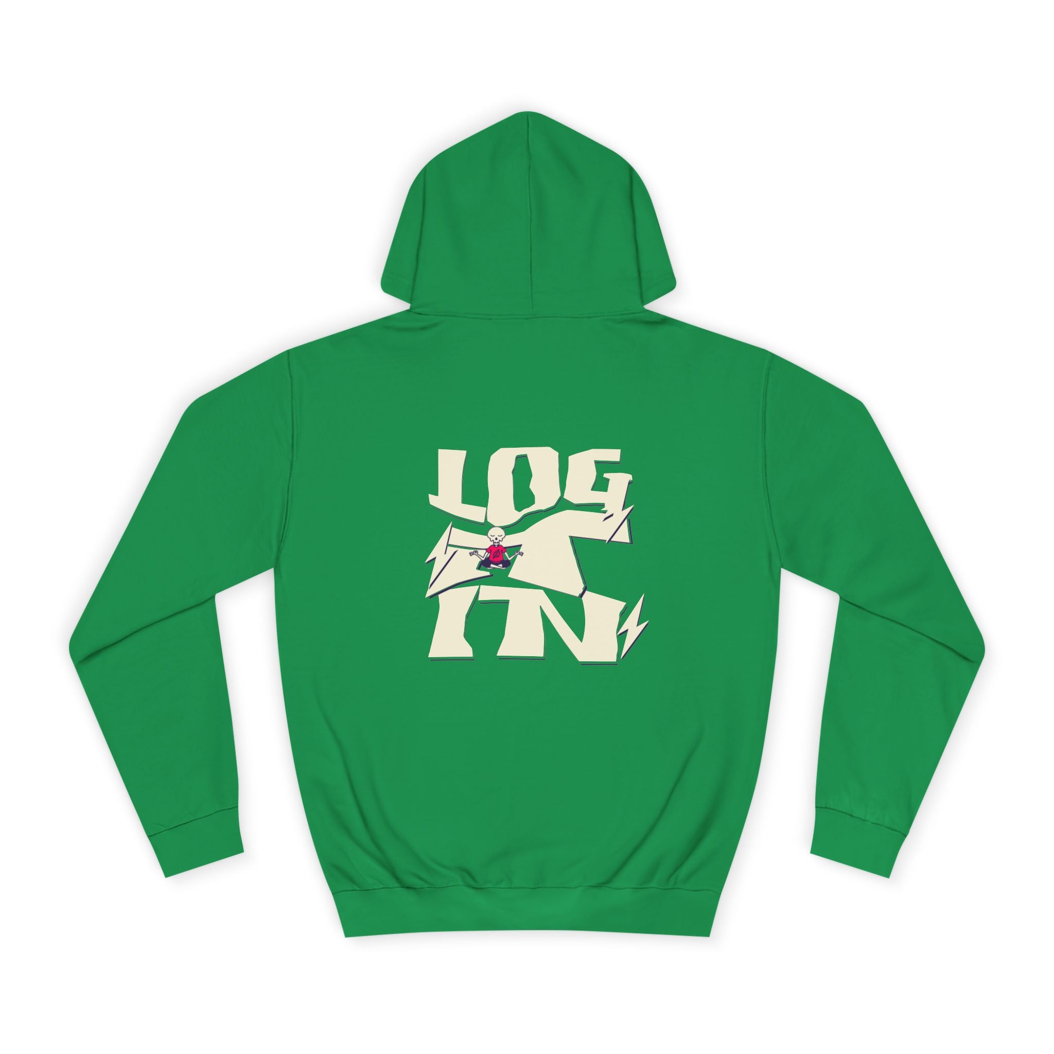 Cozy Unisex Log it in Hoodie - Floral Design, Ideal Gift, Casual Wear, Spring Wardrobe Essentials