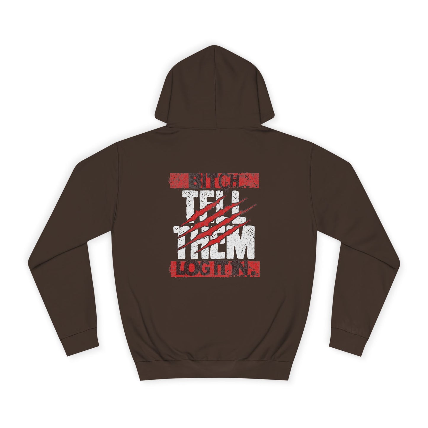 Unisex 'TELL THEM LOG IT IN' Hoodie with Graphic Design, Cozy Sweatshirt, Trendy Apparel,Gift, Casual Wear, Perfect for Trendy Life