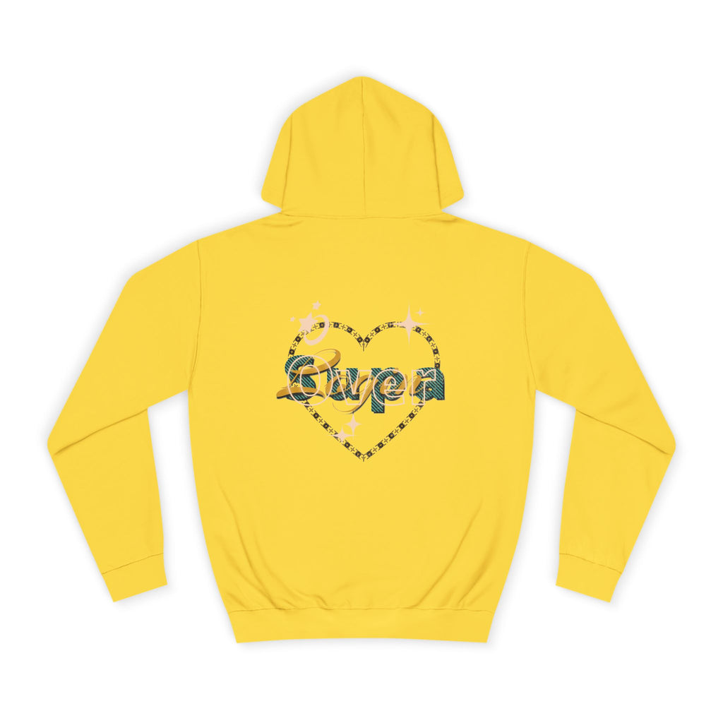 Charming Heart Hoodie with Floral Design, Unisex Casual Sweatshirt, Trendy Gift, Relaxed Wear, Unique Apparel