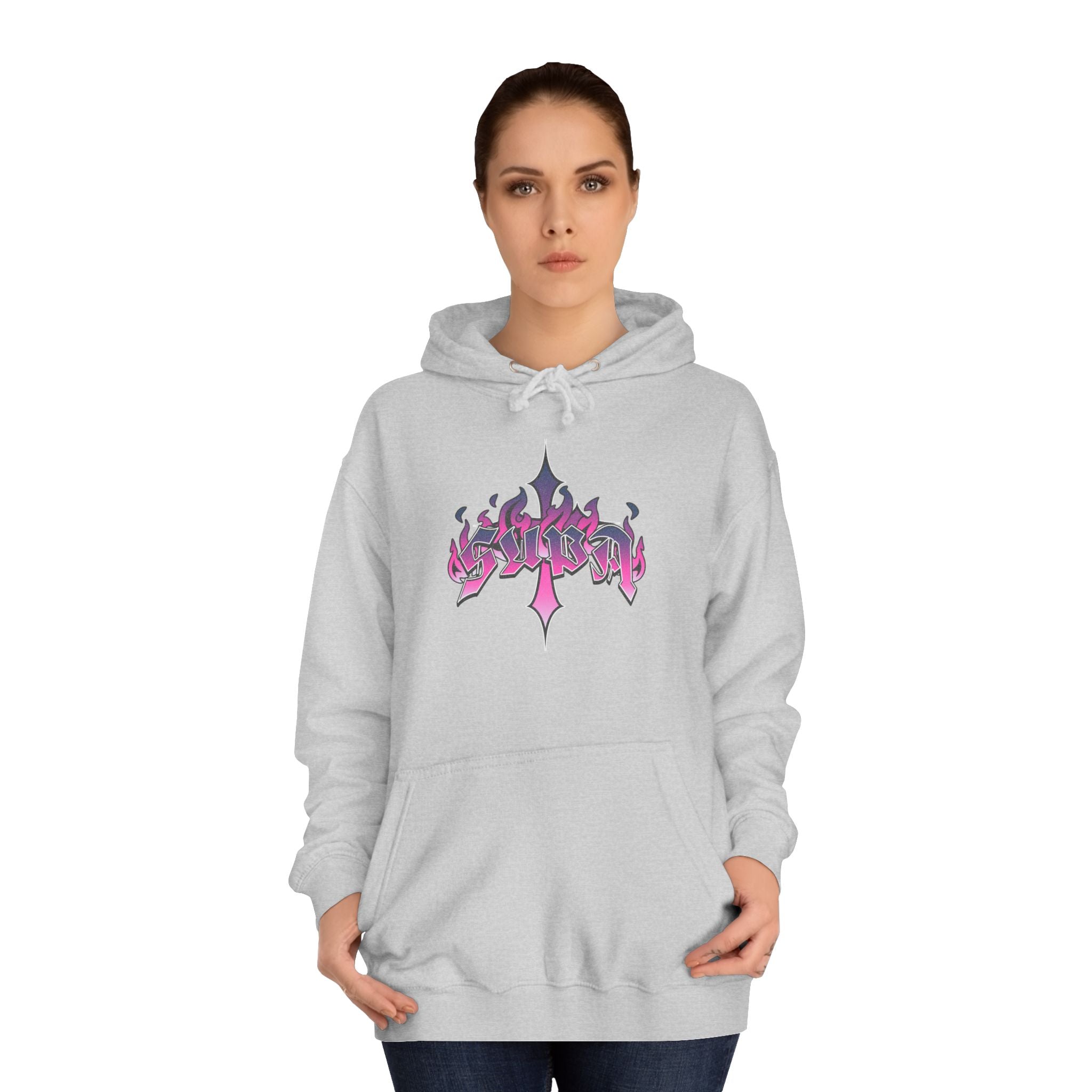 Trendy Unisex Supa Hoodie with Bold Graphic Design