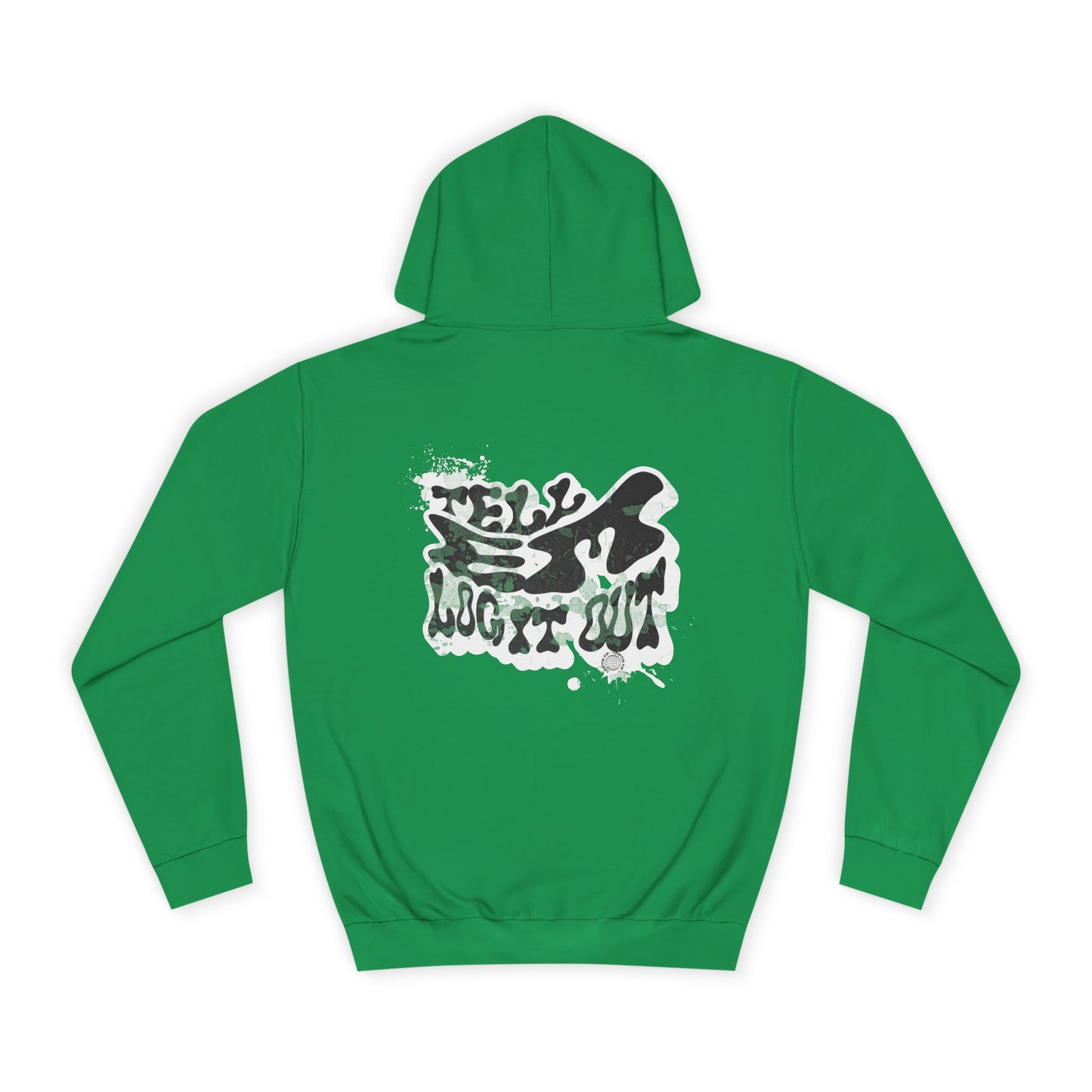 Tell em log it out Hoodie, Cozy Sweatshirt, Casual Style, Apparel, Gift, Trendy Lounge Wear