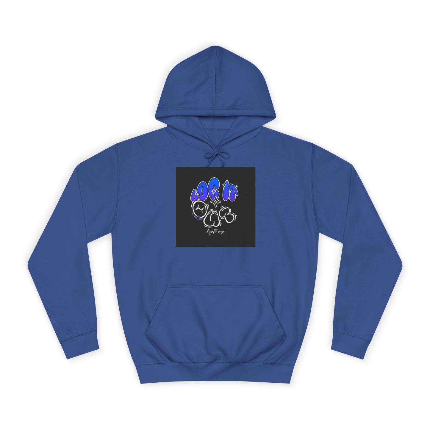 Vibrant Log it out Spirit Hoodie, Unisex Hoodie, Comfortable Sweatshirt, Graphic Hooded Sweatshirt,