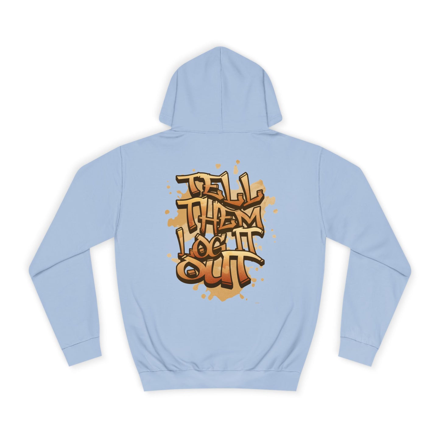 Unisex Hoodie with Graffiti Art, Streetwear Style, Casual Outfit, Gift, Trendy Hoodie for Everyday Life