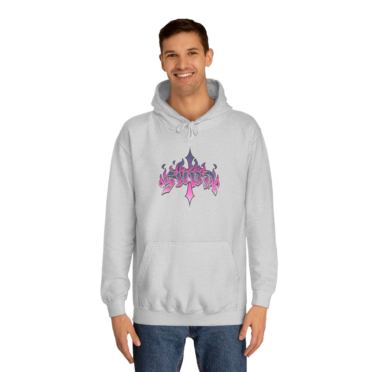 Trendy Unisex Supa Hoodie with Bold Graphic Design