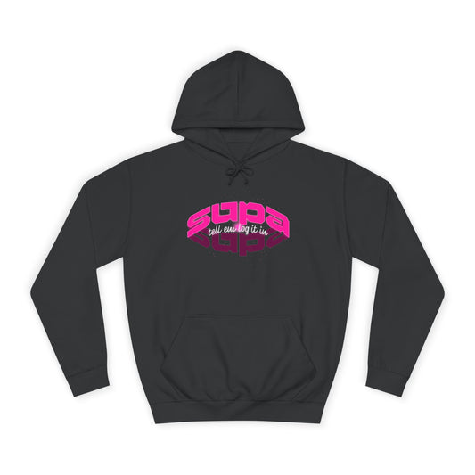 Stylish Trendy Hoodie with 'Supa' Design, Unisex Casual wear for Everyone, Perfect for Everyday Life, Gift, Bright hoodie