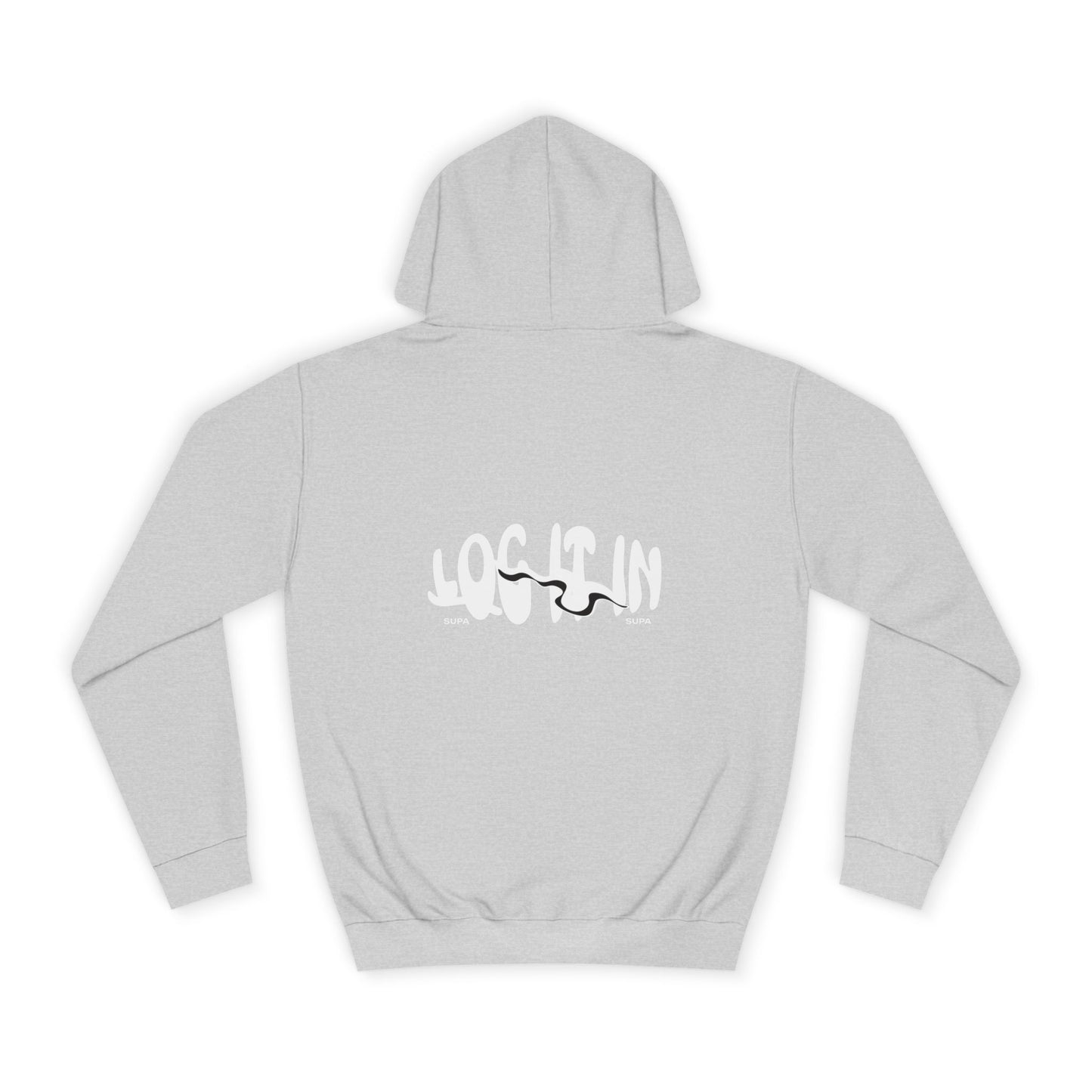 Minimalist Unisex Log it in Hoodie with Design