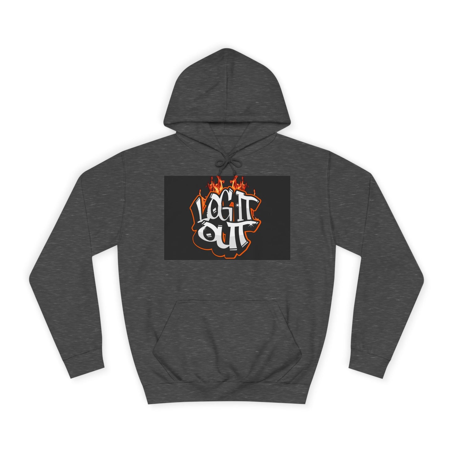 Stylish Unisex Hoodie with 'Log It Out' Design, Cozy Wear, Trendy Streetwear, Perfect for Parties