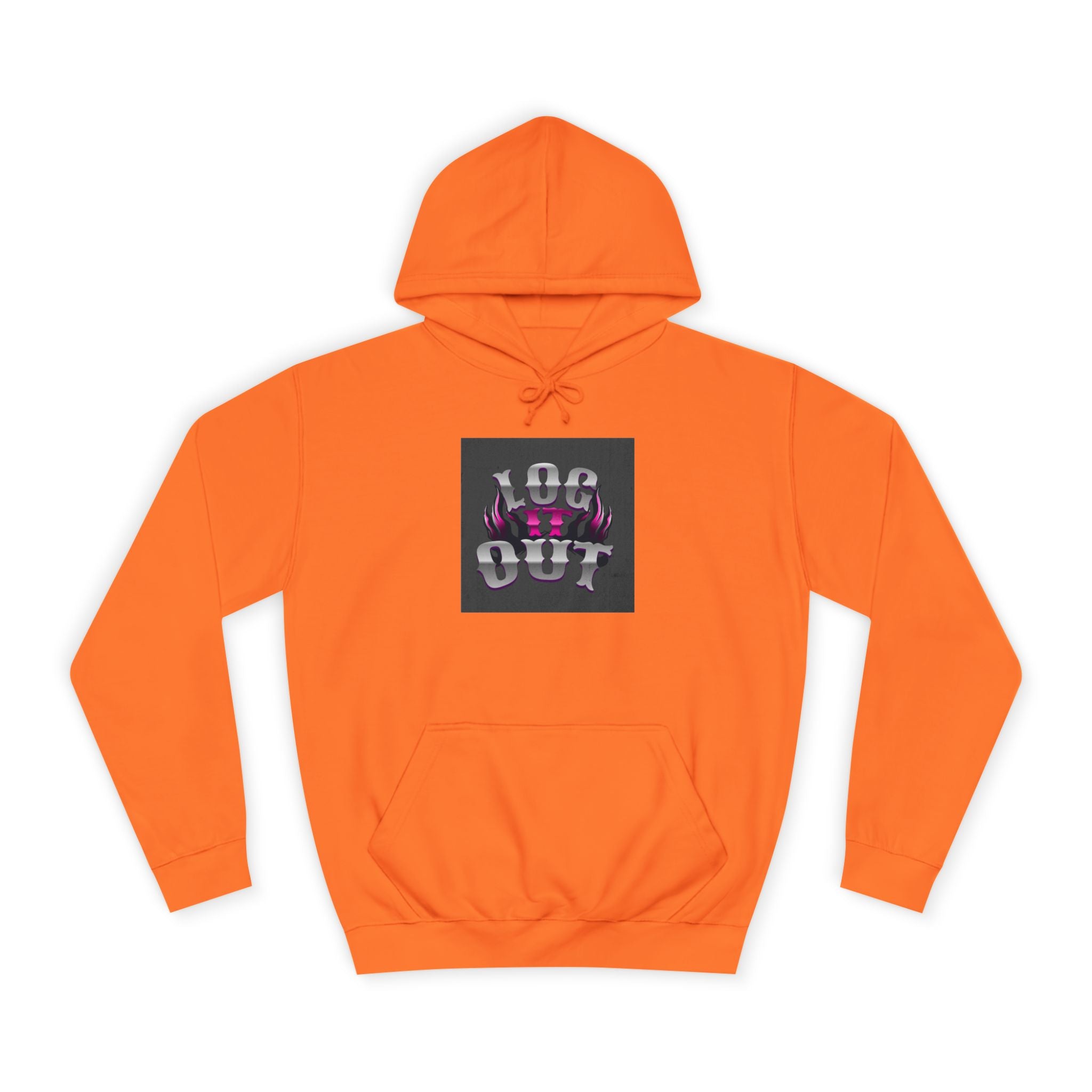 Cool Unisex Log it out Hoodie, Perfect for Any one, Trendy Custom Apparel, Casual Wear, Gift, Streetwear Style