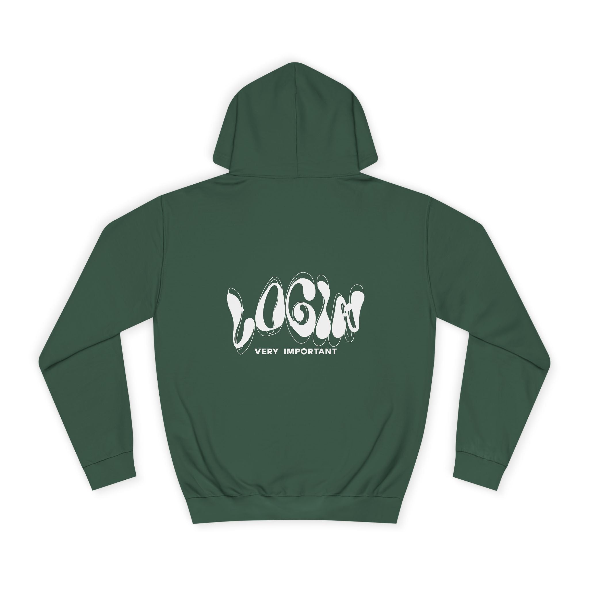 Cool College Unisex Hoodie - LOGIN, Apparel, Funny Hoodie, Gift, Cozy Wear,Trendy Fashion