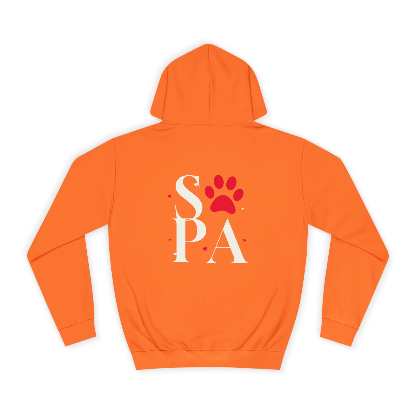 Cozy Hoodie with Paw Print | Unisex Sweatshirt, Gift for Animal Lovers, Apparel, Casual Wear, Birthday