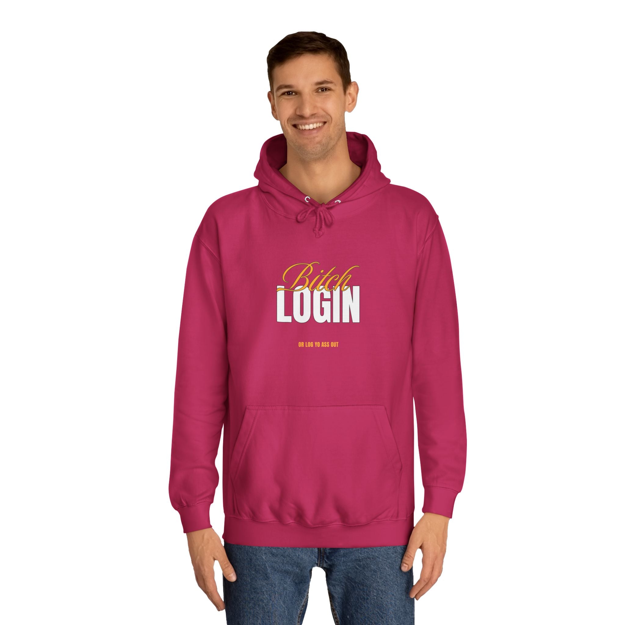 Trendy Unisex Hoodie - 'Bitch Login' Statement Design