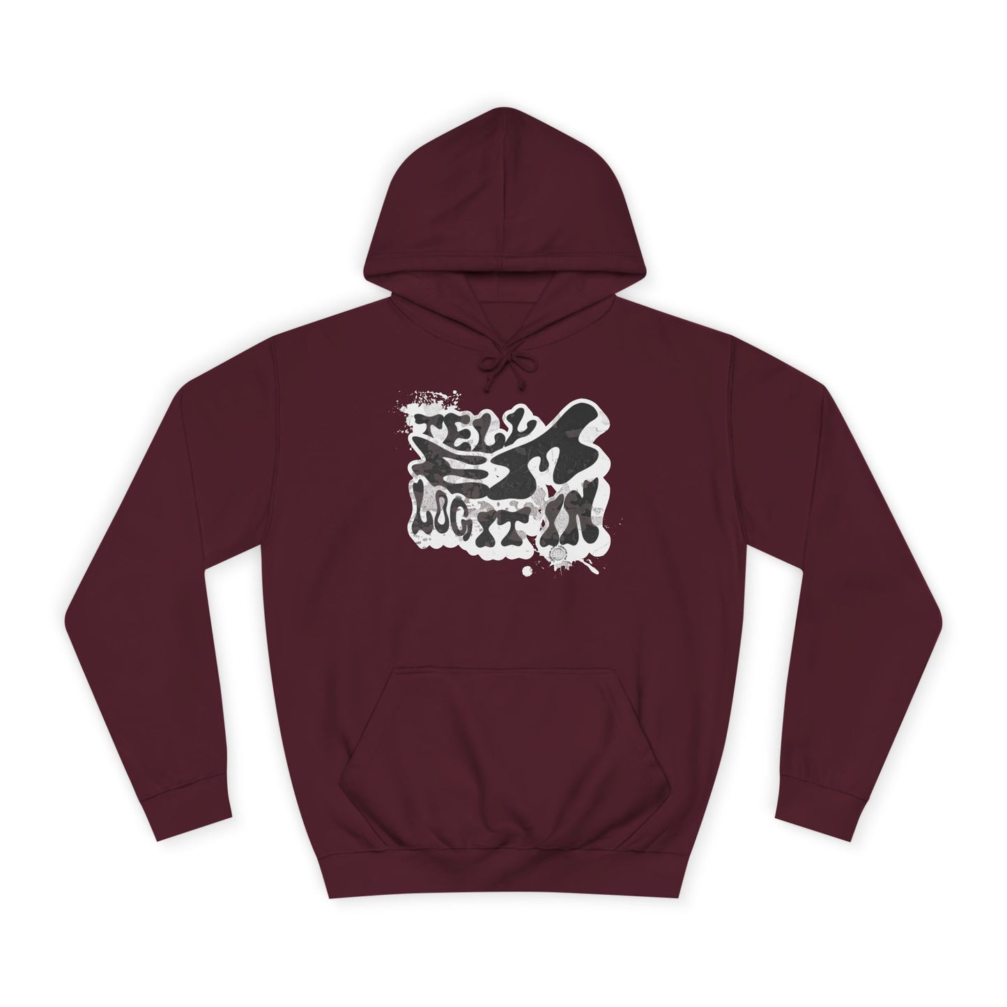 Trendy Unisex Tell em log it in Hoodie: Stylish Streetwear, Casual Wear, great Gift , Cozy Layering, Unique trendy Style