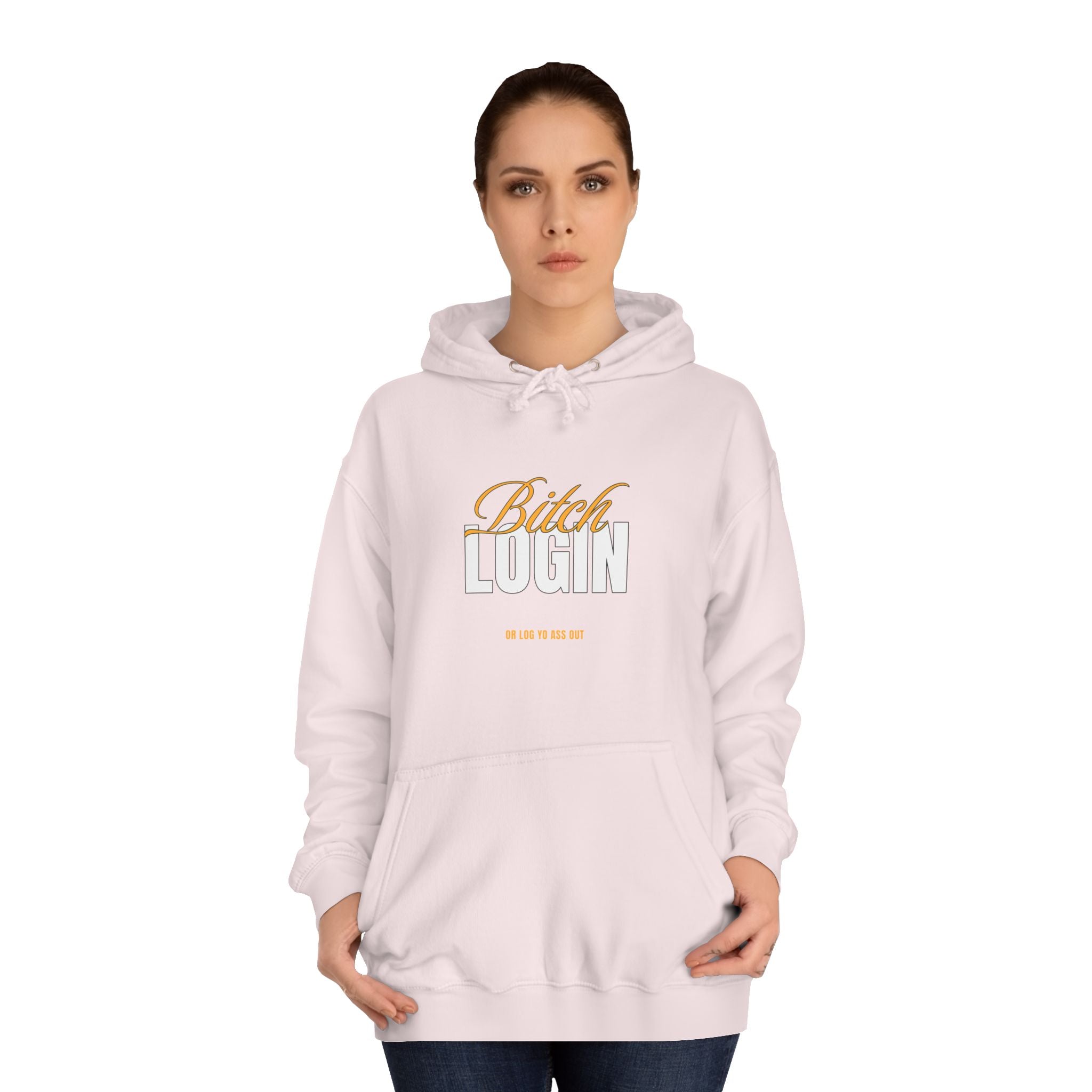 Trendy Unisex Hoodie - 'Bitch Login' Statement Design
