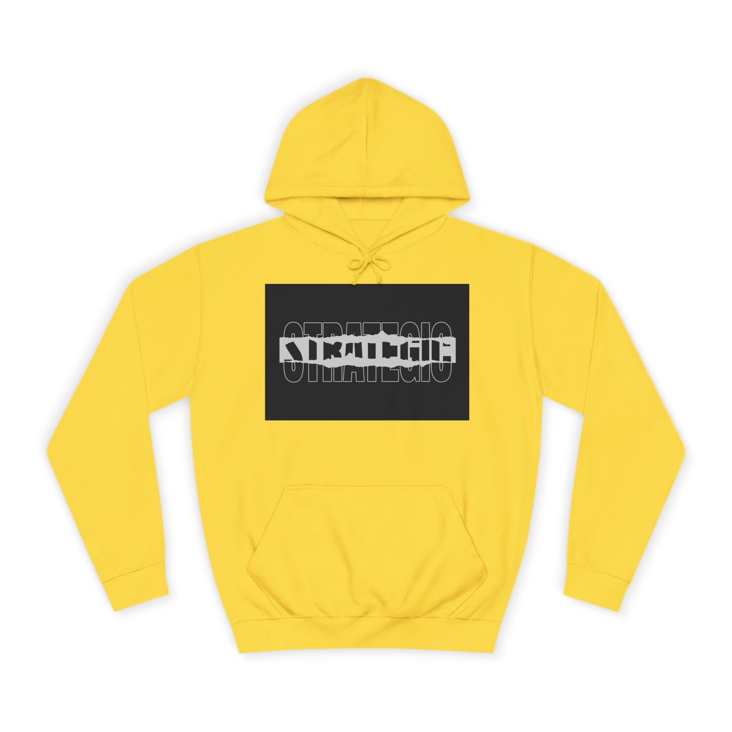 Unisex Hoodie with Strategic Print, Casual Sweatshirt,Gift, Trendy Apparel, Everyday Wear