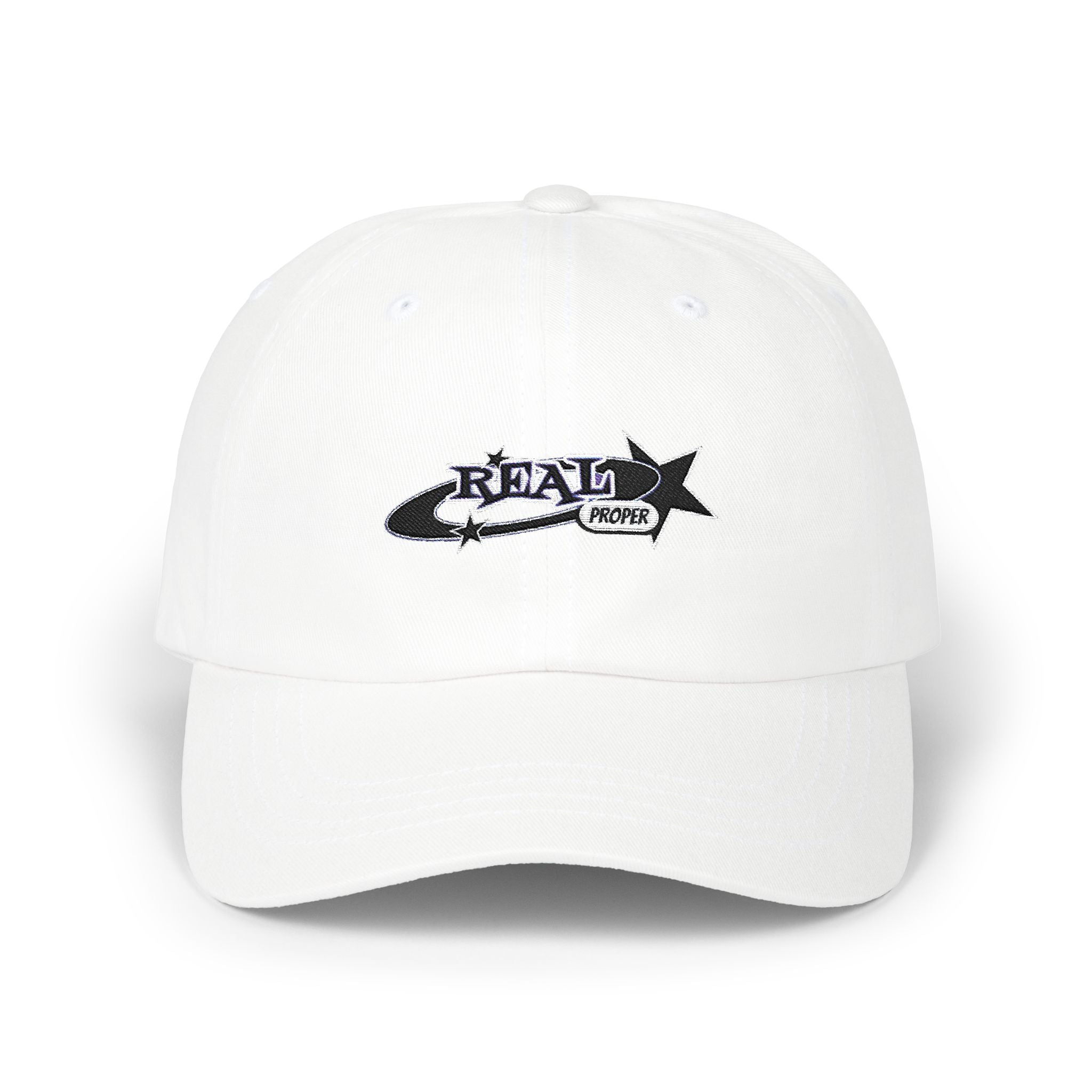 Cap — "REAL PROPER" Star Embroidered Casual Hat