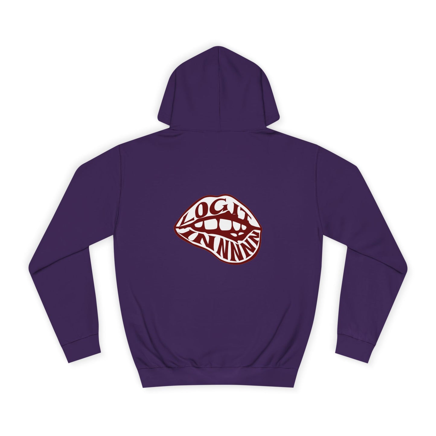 Trendy Unisex Hoodie with Bold Log it in Design, Stylish trendy Wear, Cozy Sweatshirt, Casual Outfit, Fun Gift