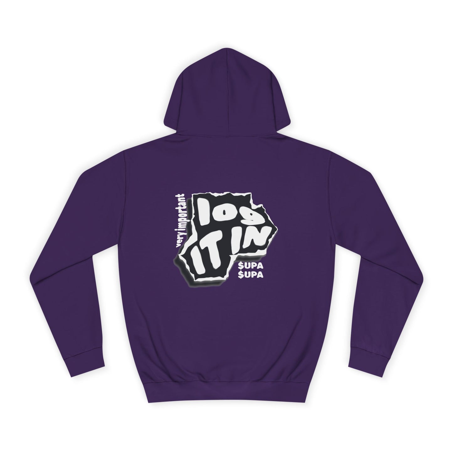 Unisex Log it in Hoodie with Graphic Design, Casual Wear, Trendy Apparel, perfect gift, Streetwear Style