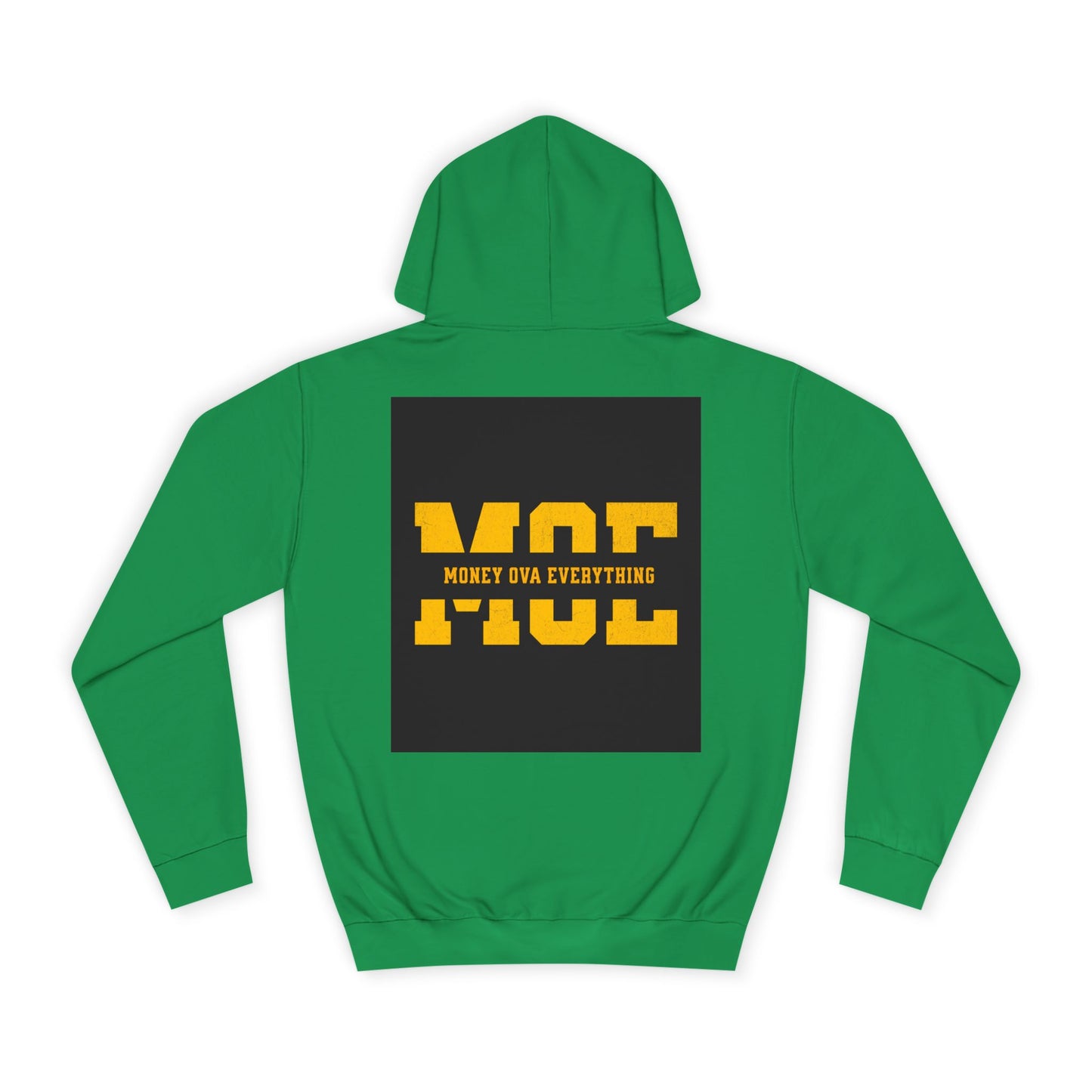 Unisex Hoodie with Bold Message, Money Ova Everything, Perfect for Every day, Money Over Everything, Casual Wear