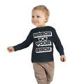 Toddler Long Sleeve Tee — "Watch Your Back" Graphic