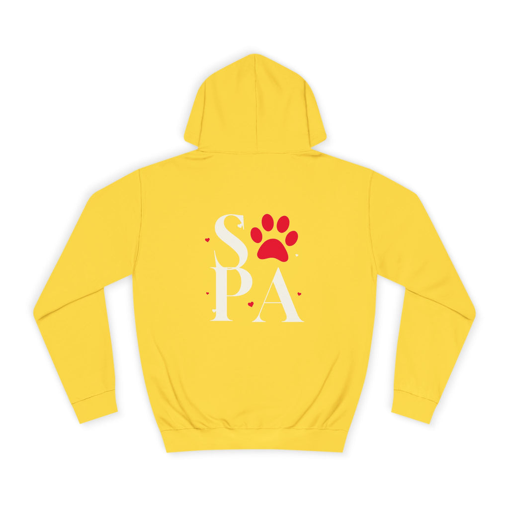 Cozy Hoodie with Paw Print | Unisex Sweatshirt, Gift for Animal Lovers, Apparel, Casual Wear, Birthday