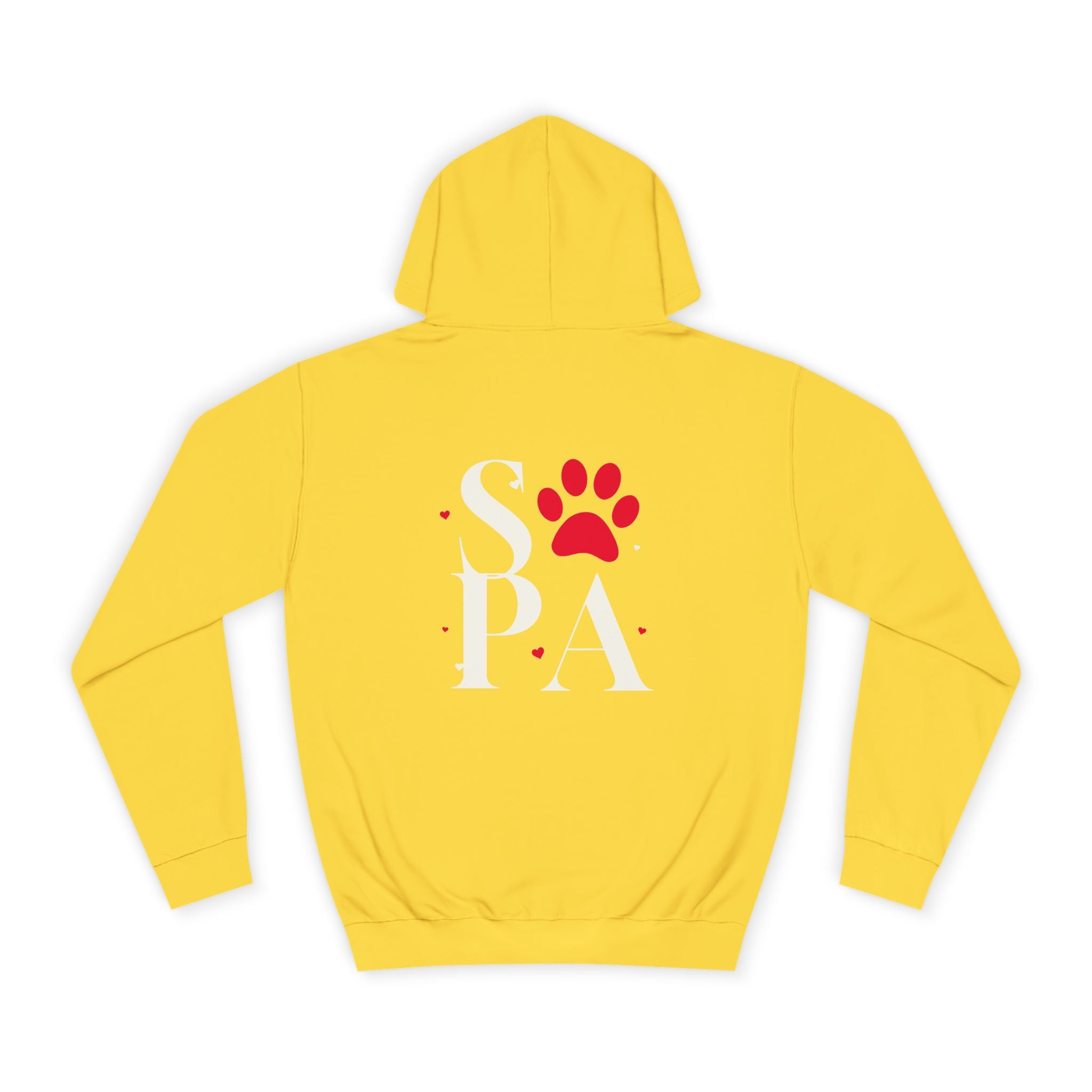 Cozy Hoodie with Paw Print | Unisex Sweatshirt, Gift for Animal Lovers, Apparel, Casual Wear, Birthday