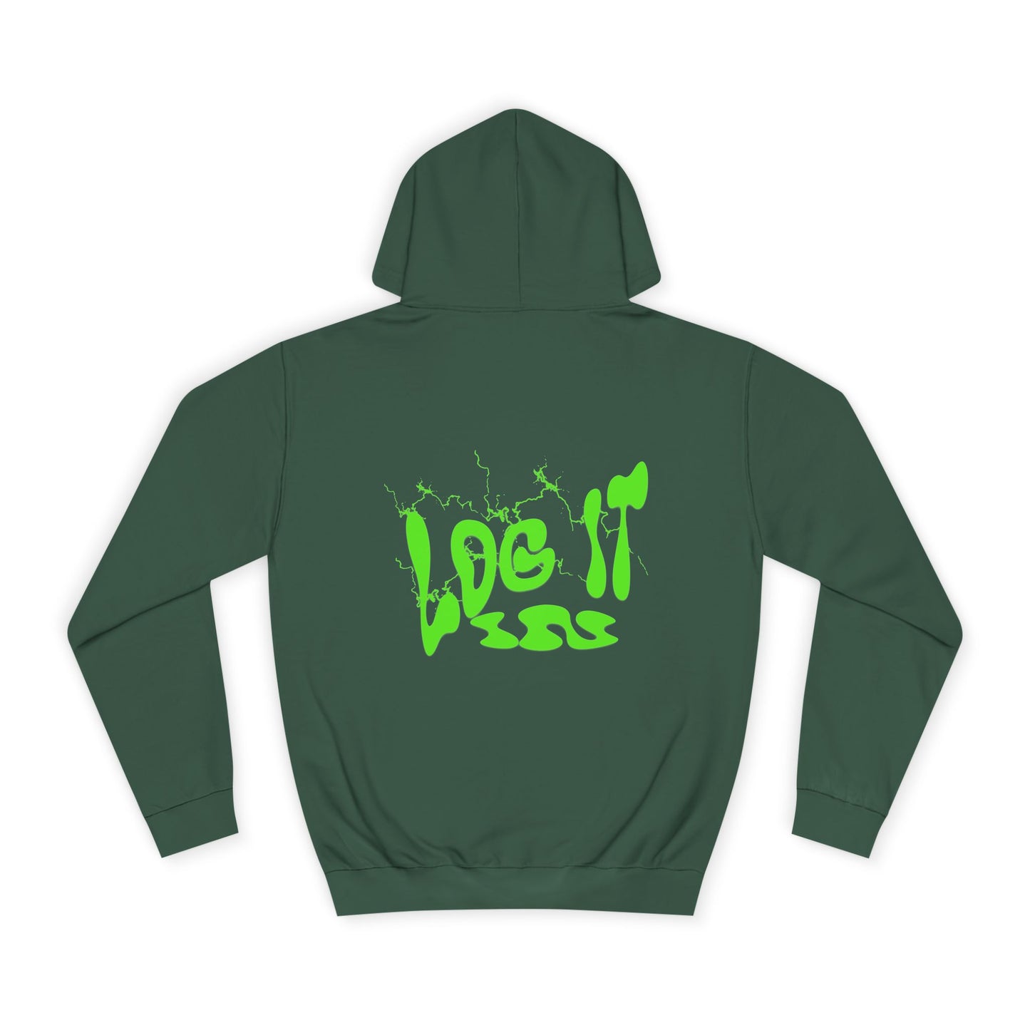 Unisex Hoodie with 'Log It in' Design, Cozy Casual Sweater for Trendy wear, Gift for Comfortable Everyday Wear