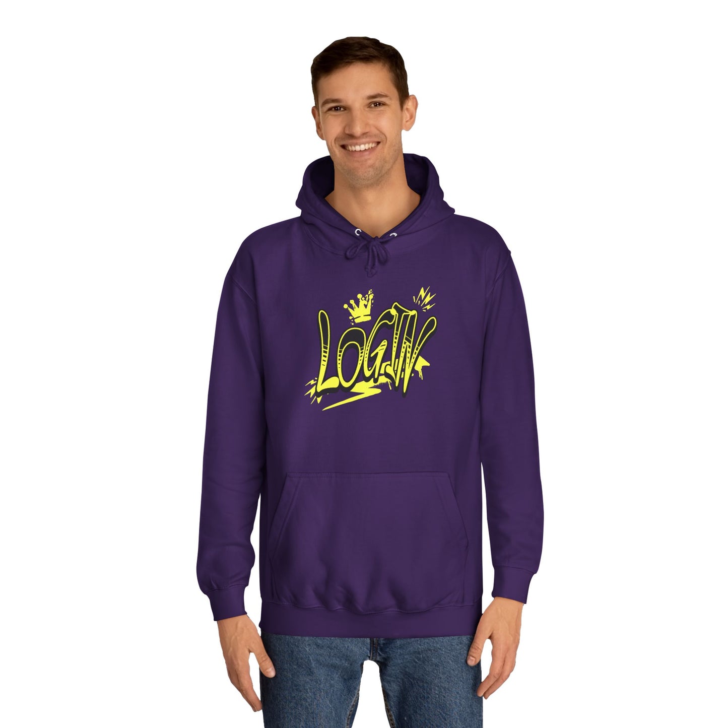 Unisex Hoodie - Bold 'LOGIN' Graphic