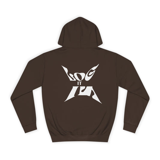 Cozy Unisex Log it in Hoodie - Perfect for Every day Life, Casual Wear, New Spirit, Events & Celebrations, Comfortable Apparel