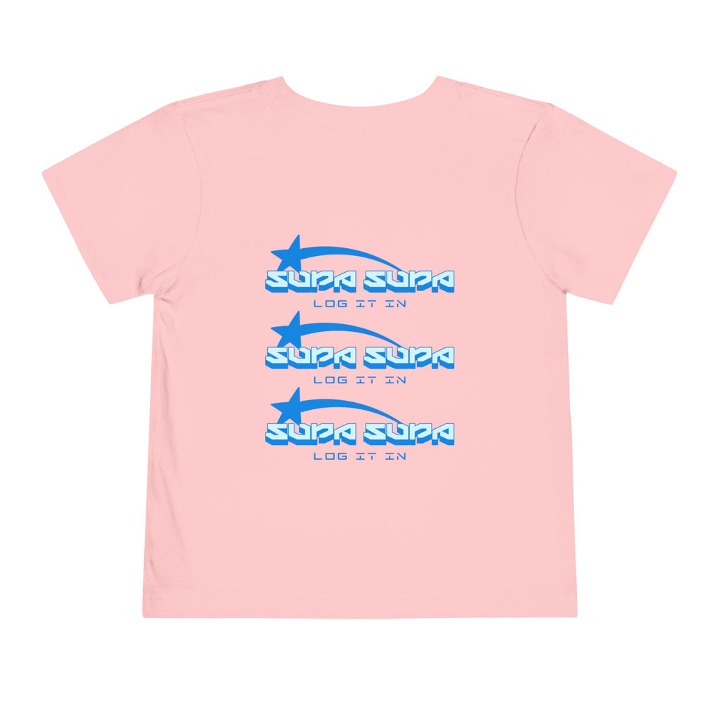 Toddler Tee — Blue Star 'Supa Supa' Graphic Shirt