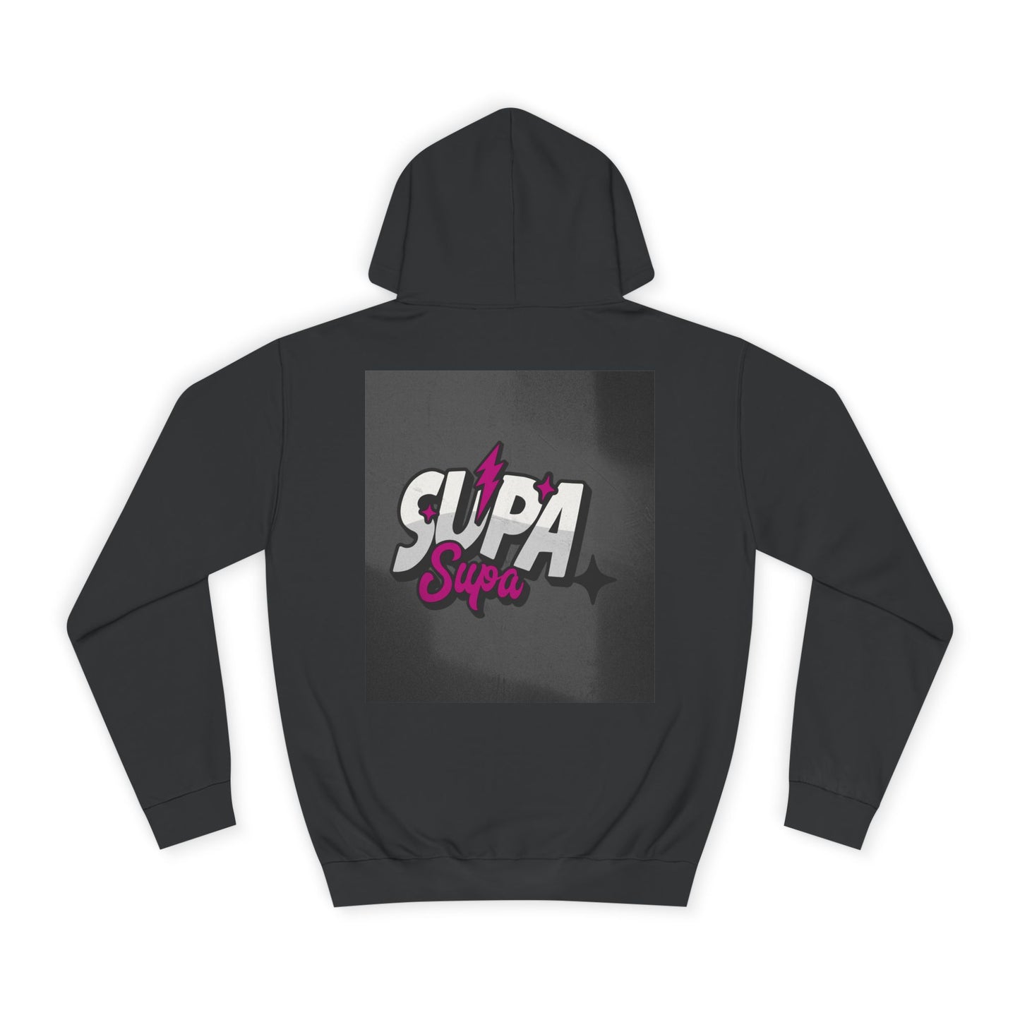 Trendy Unisex Hoodie with Fun 'Supa' Design, Cozy Streetwear, Perfect for Students, Gifts,