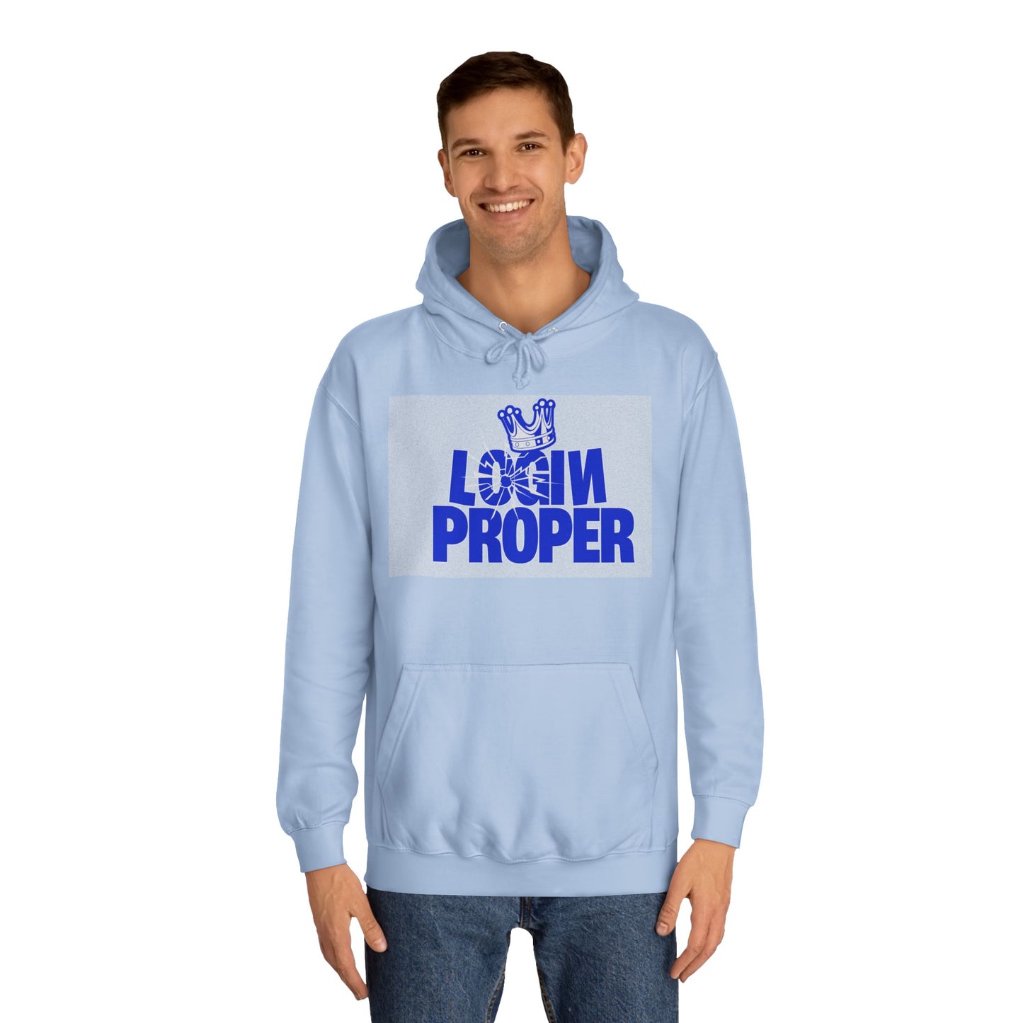 Unisex Hoodie - 'Login Proper' Trendy Spirit Wear, Casual Streetwear, Gift, Cozy Lounge Sweatshirt
