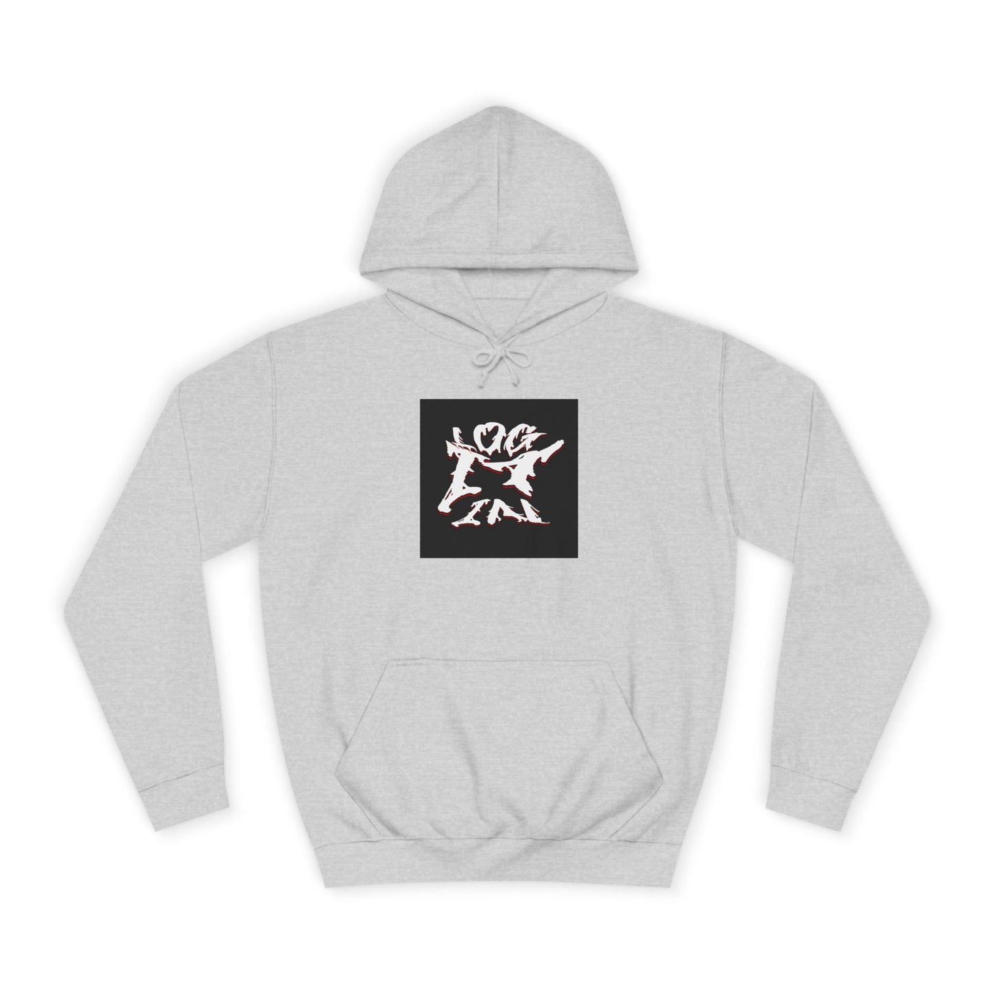 Unisex Log it in Hoodie - Artsy Graphic Sweatshirt, Cozy Custom Apparel, Perfect Gift, Spirit Wear, Trendy Streetwear