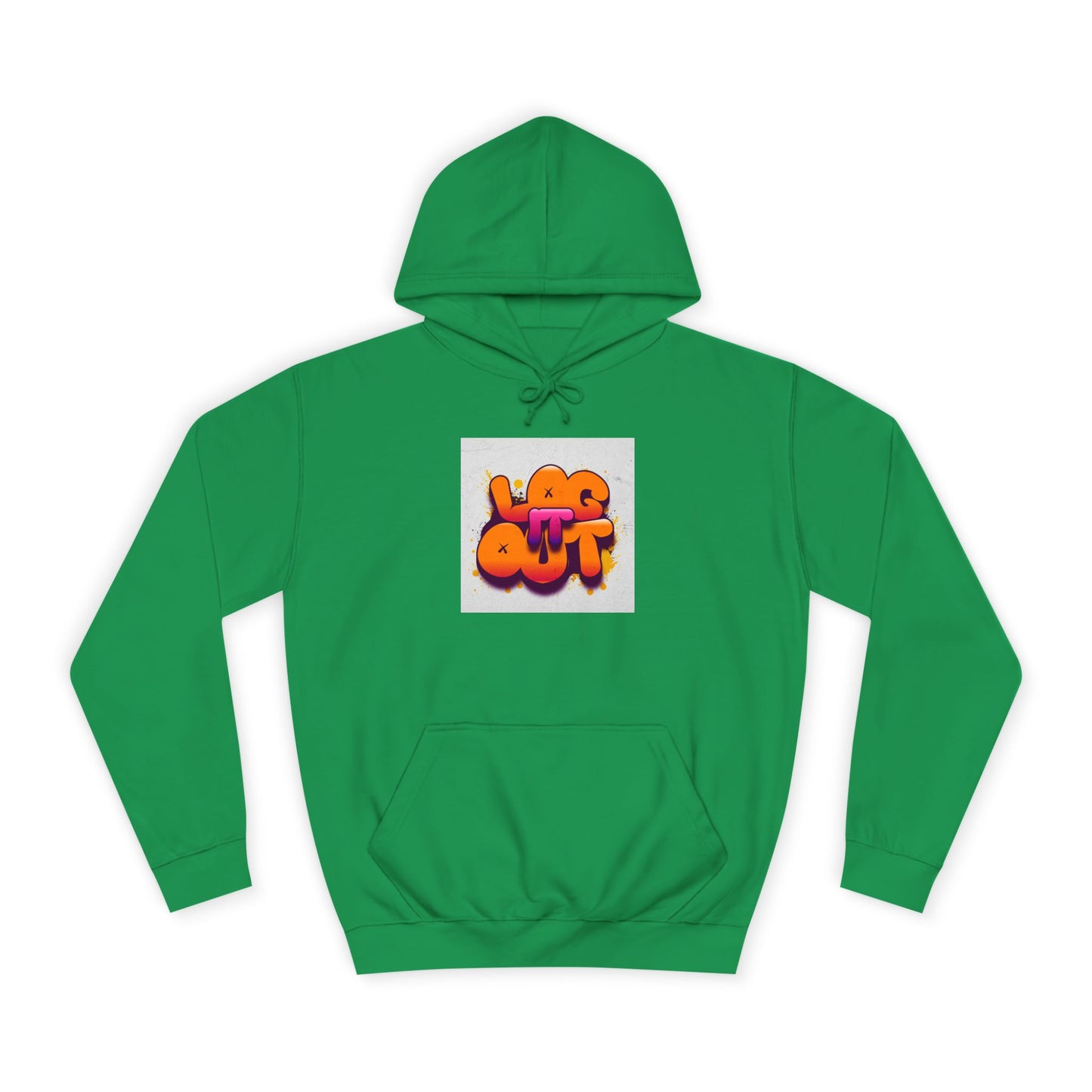 Vibrant Unisex Log it out Hoodie - Trendy, Comfortable Streetwear, Ideal for Life, Casual Outings, Gifts, and more!