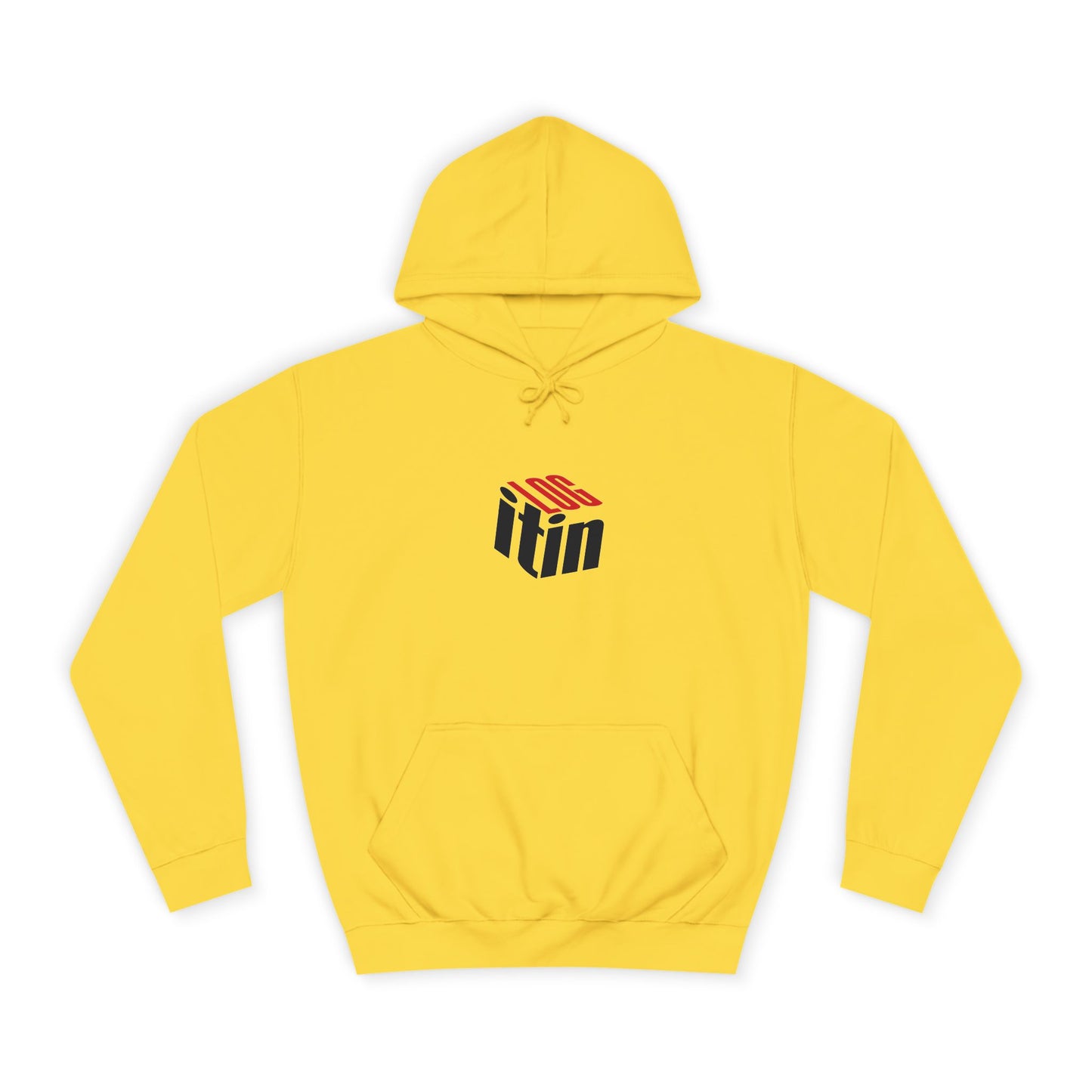 Unisex Log it in Hoodie with Bold Graphic Design - Comfortable Casual Wear, Perfect for Any One, Gifts, and Events