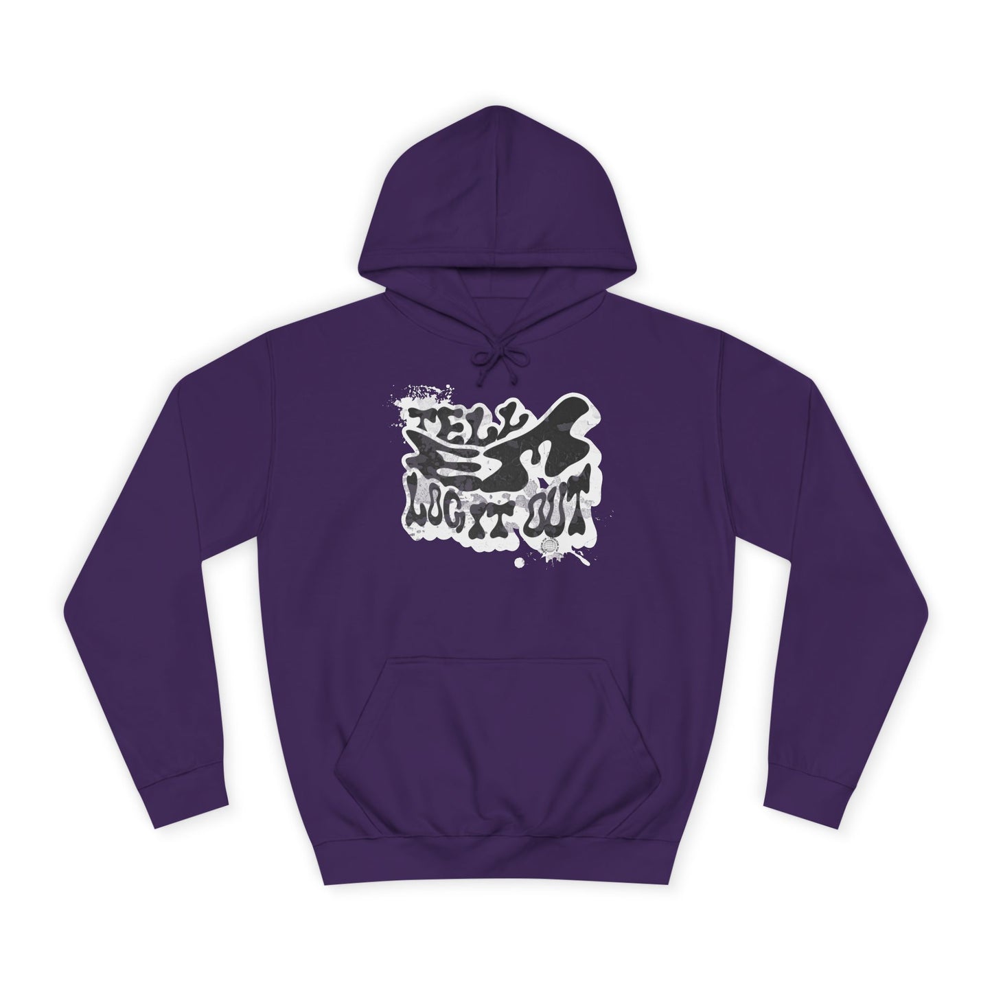 Tell em log it out Hoodie, Cozy Sweatshirt, Casual Style, Apparel, Gift, Trendy Lounge Wear