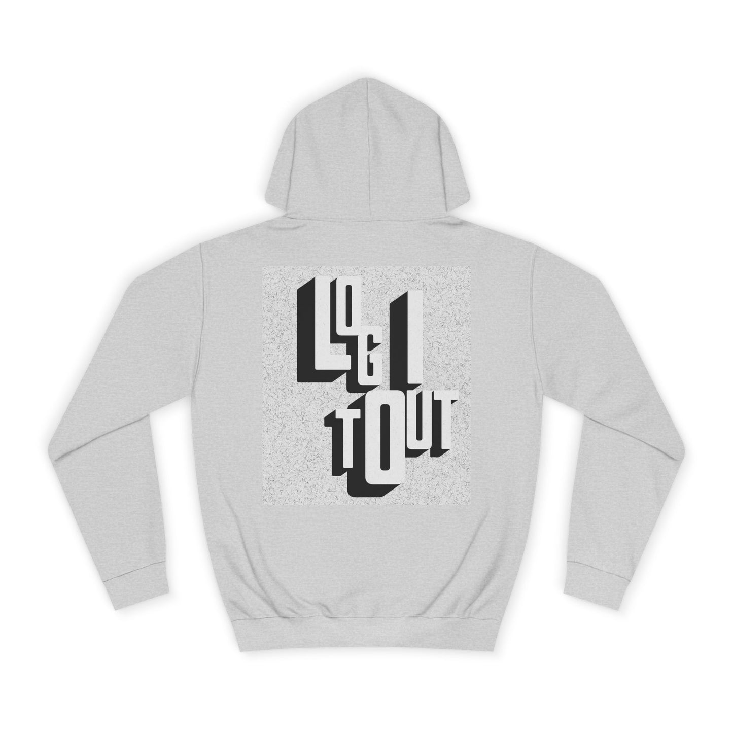 Unisex Hoodie with Unique Typography, Cozy College Sweatshirt, College Gift, Modern Hoodie, Graphic Pull-over