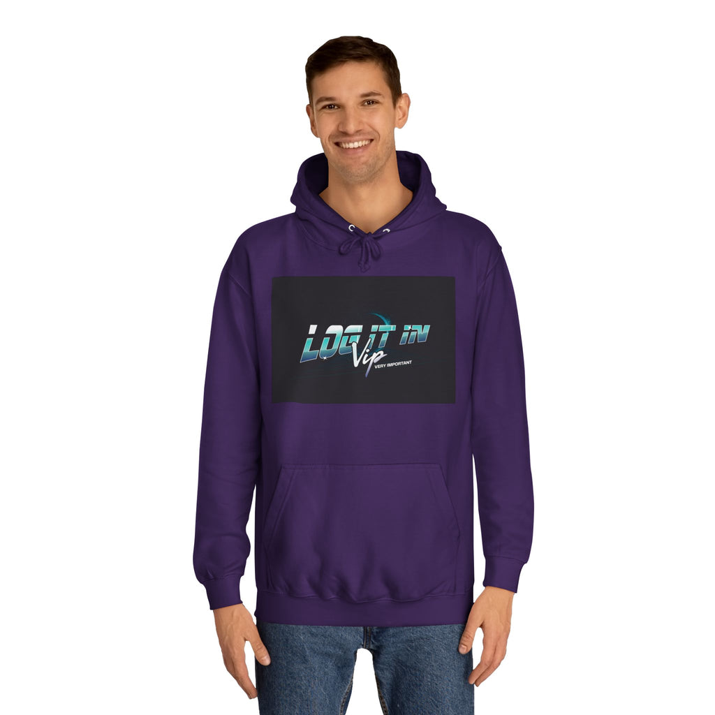 'log it in,Hoodie, Casual Wear, Unisex Fashion, Perfect for Every day Life, Stylish Gift, Cozy & Trendy Sweatshirt