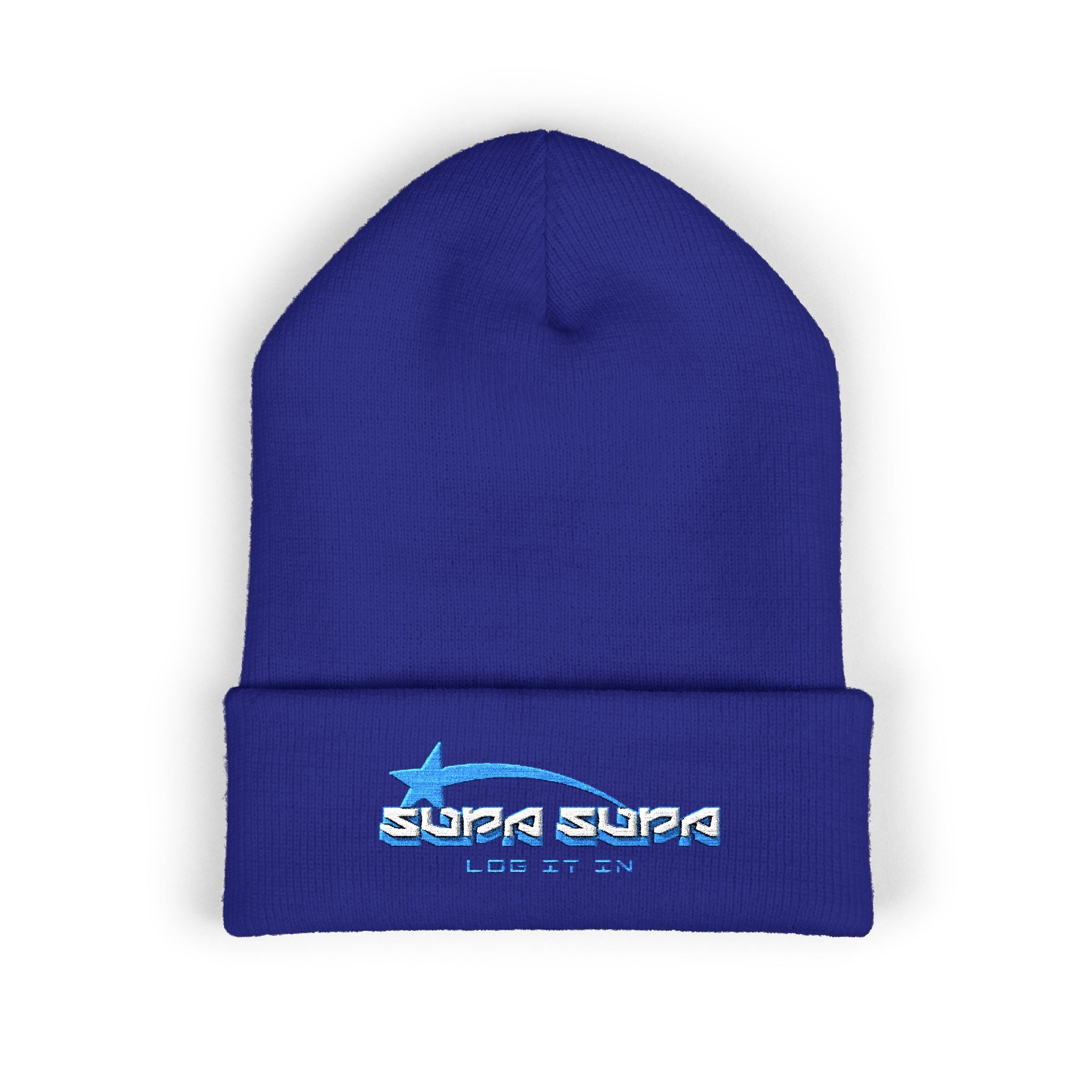 "Supa Supa" Classic Cuffed Beanie (Embroidery)