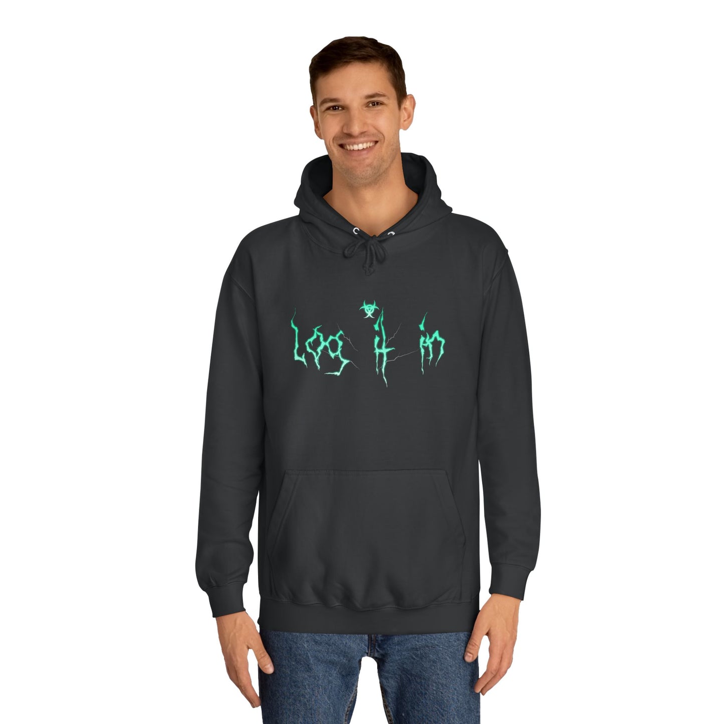 Trendy Log it in Hoodie, Unisex Hoodie, Casual Wear, Street Style, Apparel, Gift for Any one, Hoodie with Unique Design