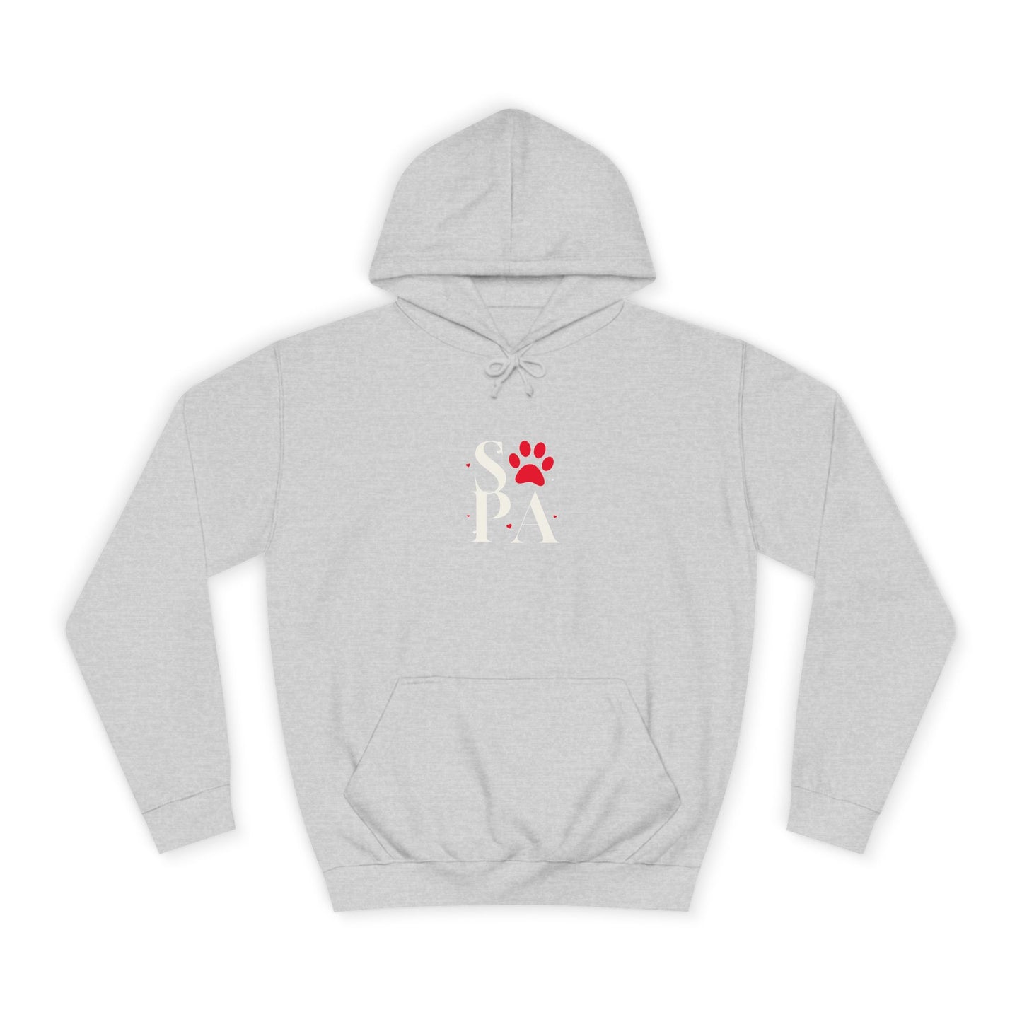 Cozy Hoodie with Paw Print | Unisex Sweatshirt, Gift for Animal Lovers, Apparel, Casual Wear, Birthday