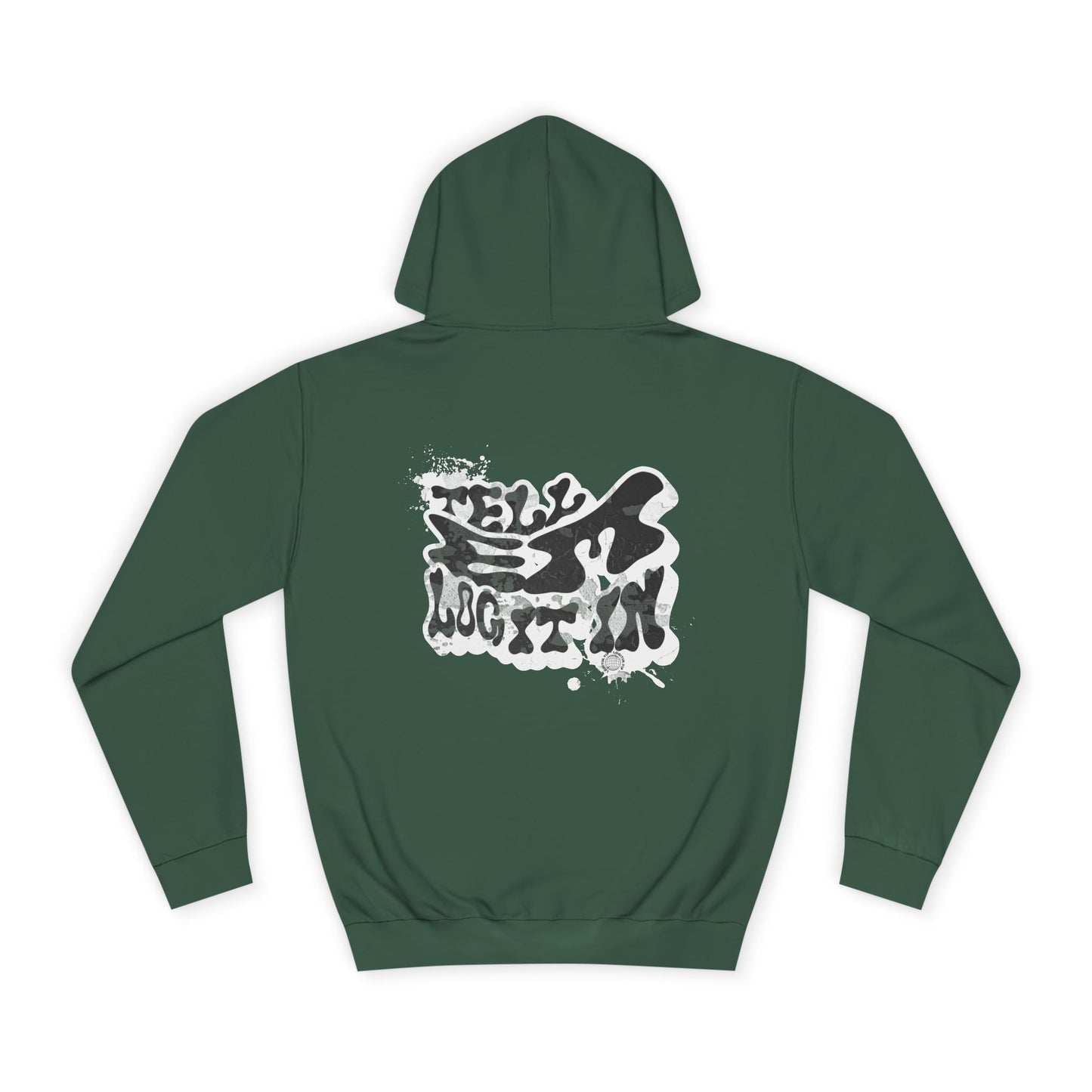 Trendy Unisex Tell em log it in Hoodie: Stylish Streetwear, Casual Wear, great Gift , Cozy Layering, Unique trendy Style