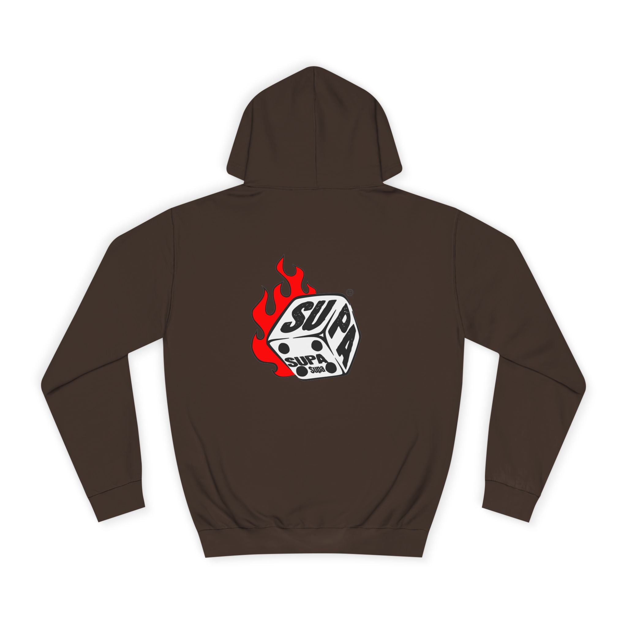 Cool Fire Graphic Unisex SUPA Hoodie, Apparel, Streetwear, Casual Wear, Unique Hooded Sweatshirt