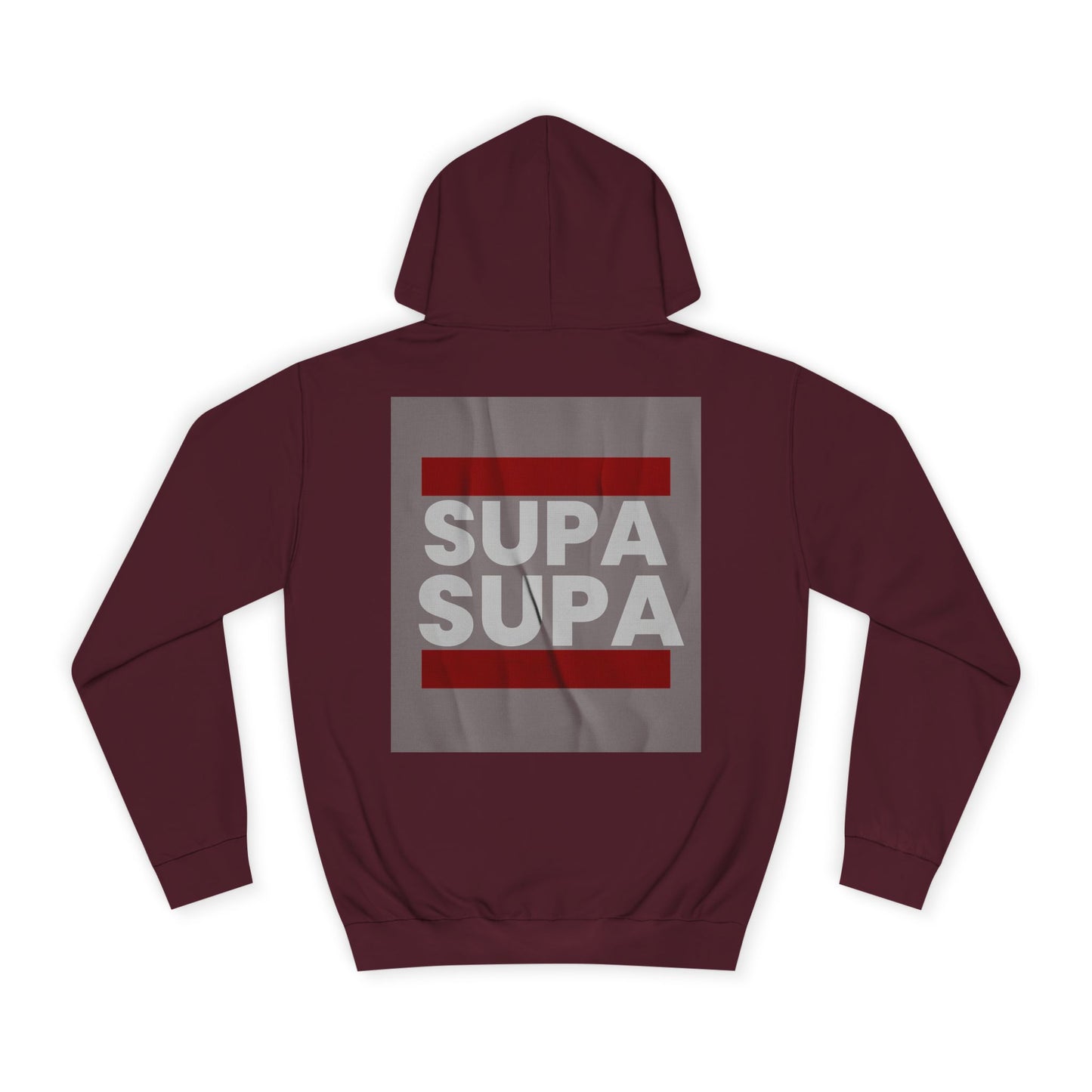 Unisex Hoodie with 'SUPA SUPA' Design, Cool Casual Wear, Perfect, Gifts for Graduates, Cozy Layering