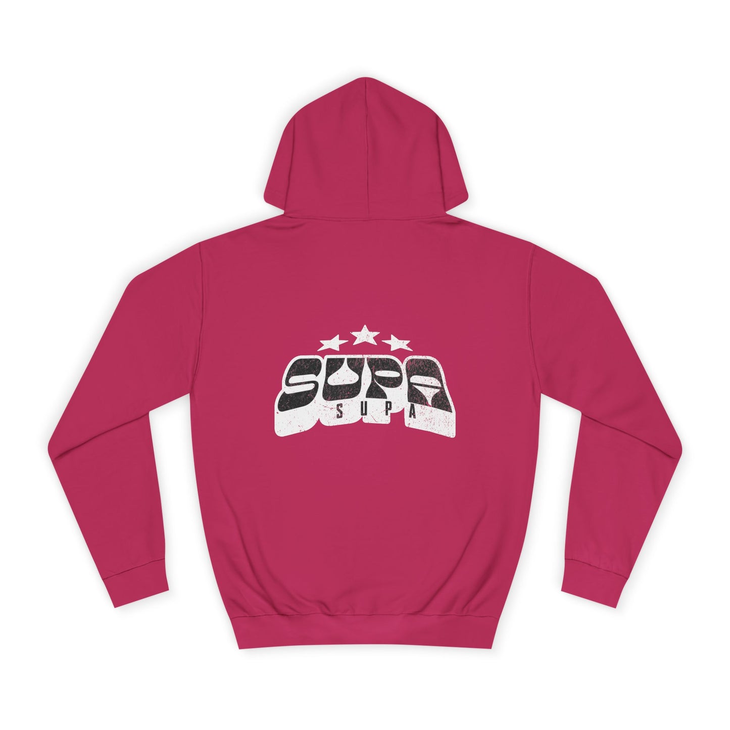Unisex Hoodie with Bold SUPA Graphic, Casual Wear, Custom Apparel, Gift, Street Style, Everyday Comfort