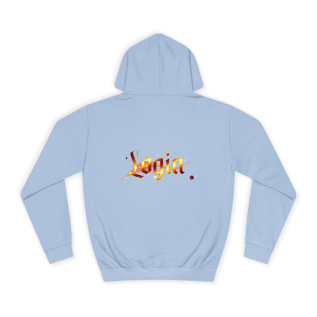 Aesthetic 'Login' Unisex Hoodie, Cozy Trendy Wear, Gift for Any One, Warm Casual Style, Trendy Hoodie