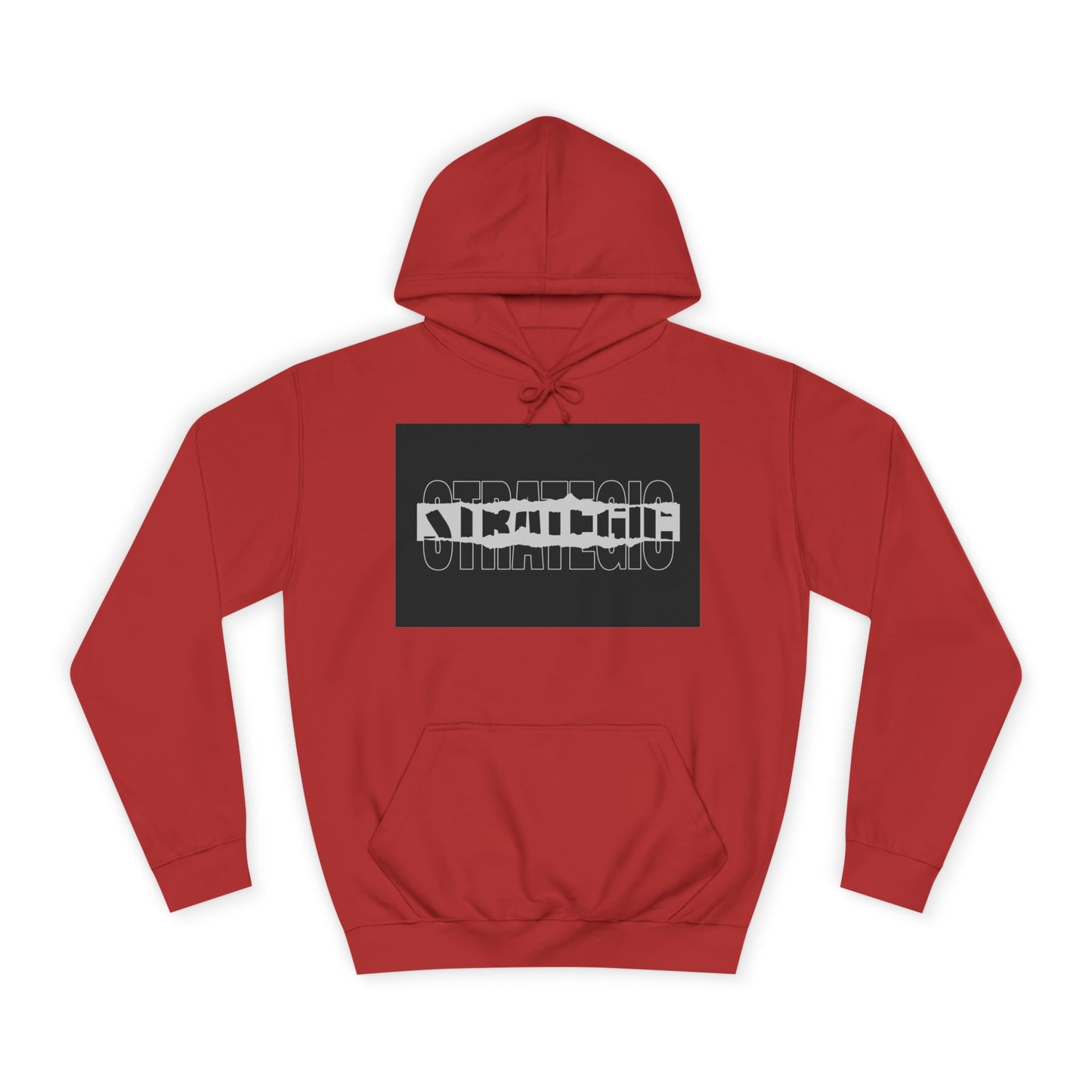 Unisex Hoodie with Strategic Print, Casual Sweatshirt,Gift, Trendy Apparel, Everyday Wear